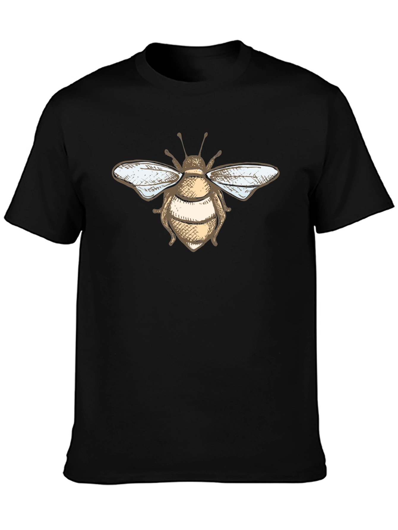Bee Graphic Black T-Shirt