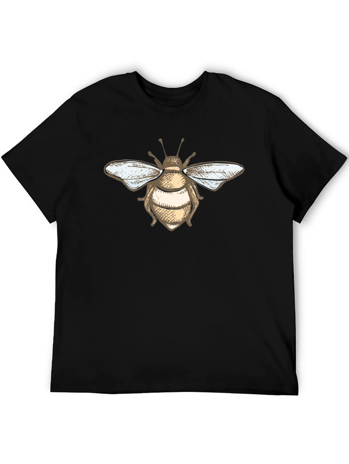 Bee Graphic Black T-Shirt