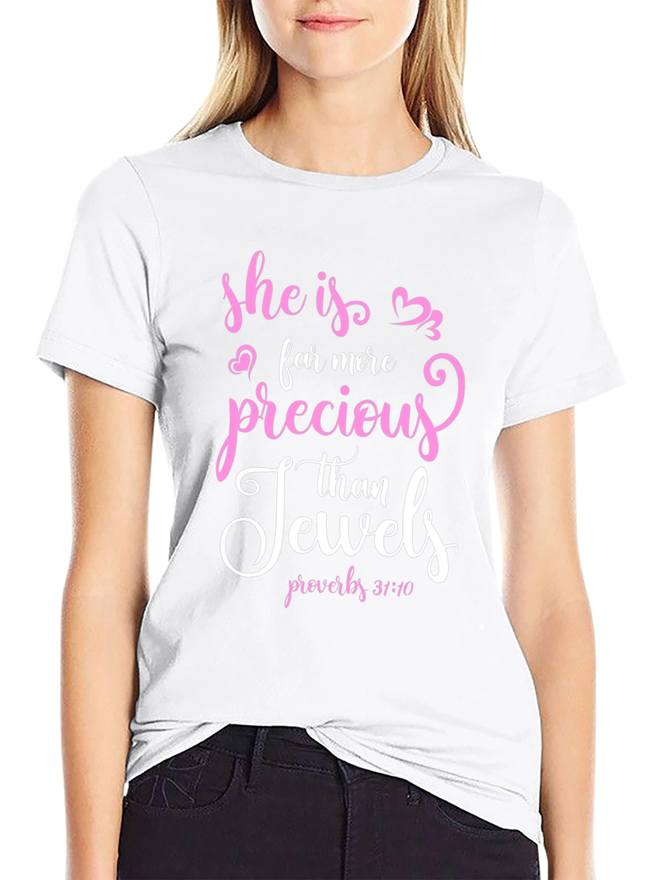 She is Far More Precious Christian T-Shirt
