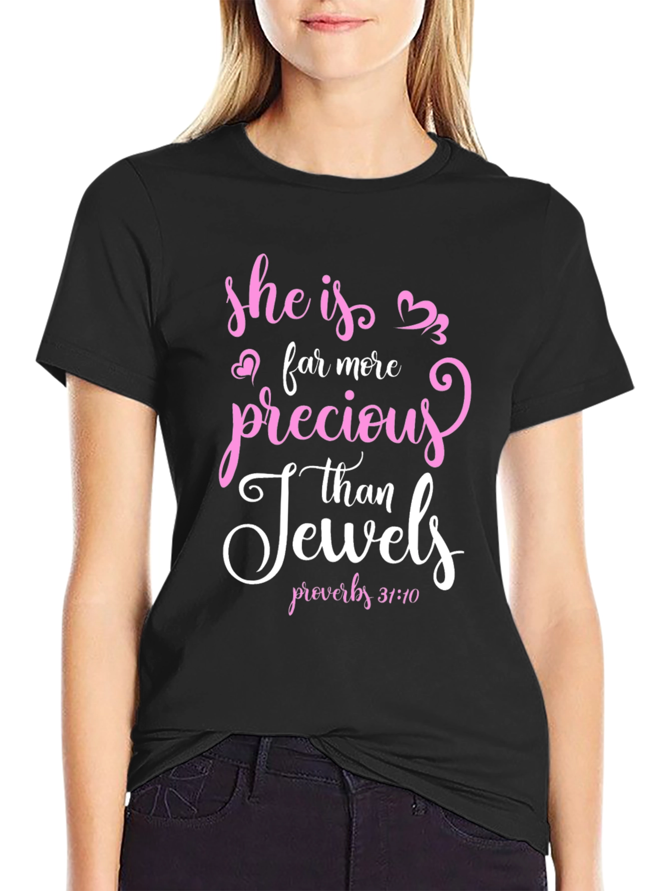 She is Far More Precious Christian T-Shirt