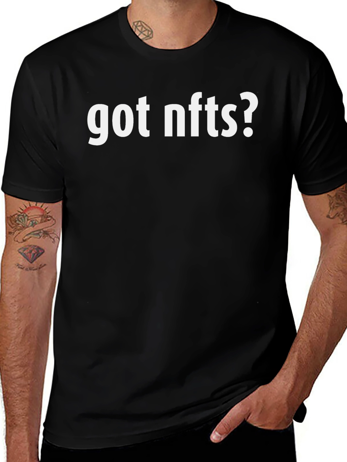 Got NFTs? Black Graphic T-Shirt