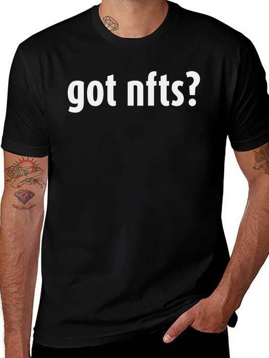 Got NFTs? Black Graphic T-Shirt