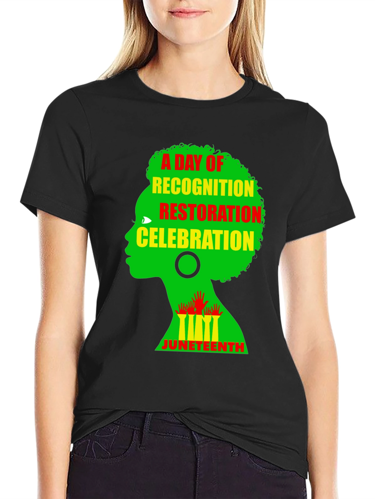 Juneteenth Celebration T-Shirt: Recognition Restoration Freedom