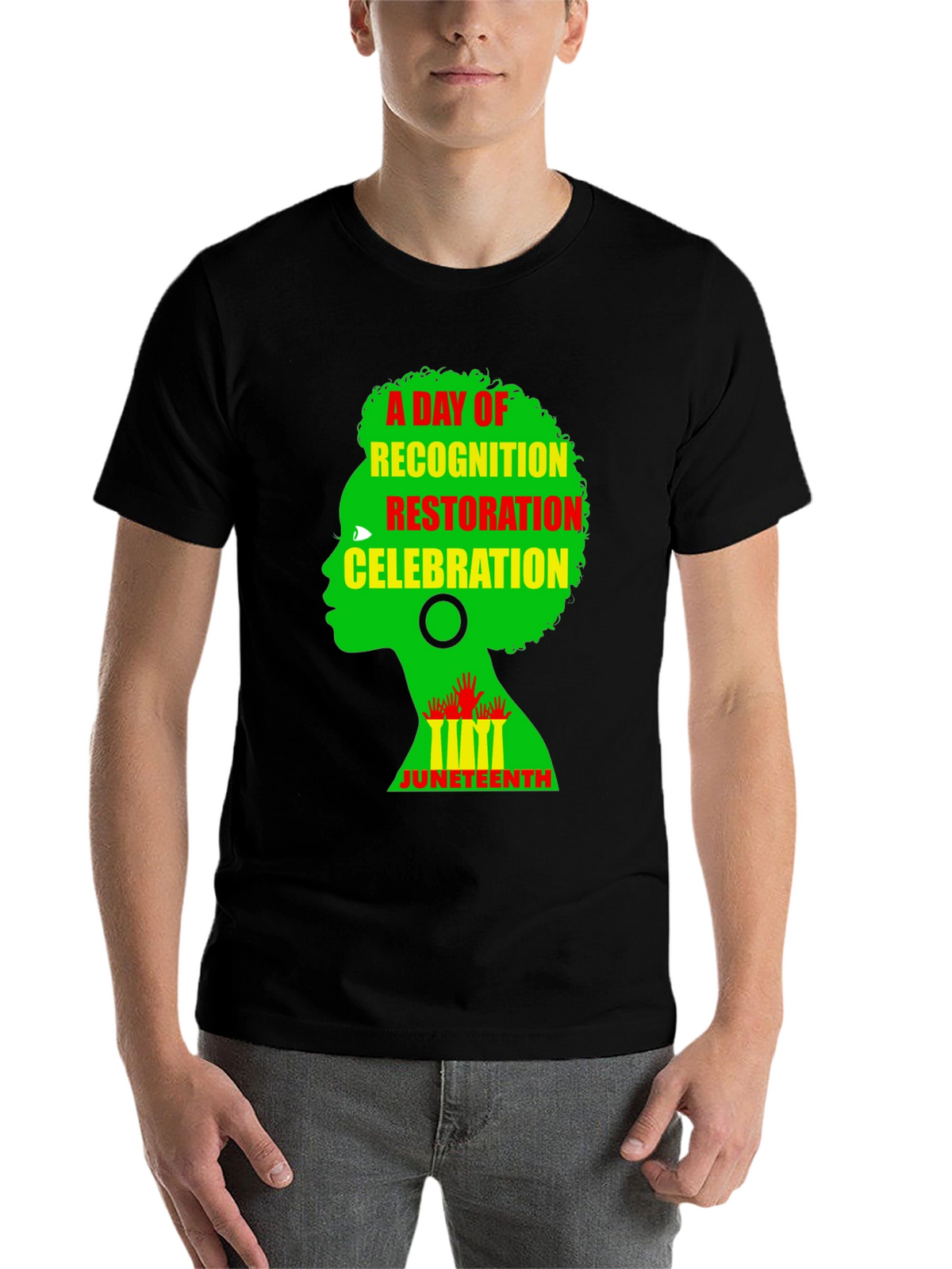 Juneteenth Celebration T-Shirt: Recognition Restoration Freedom
