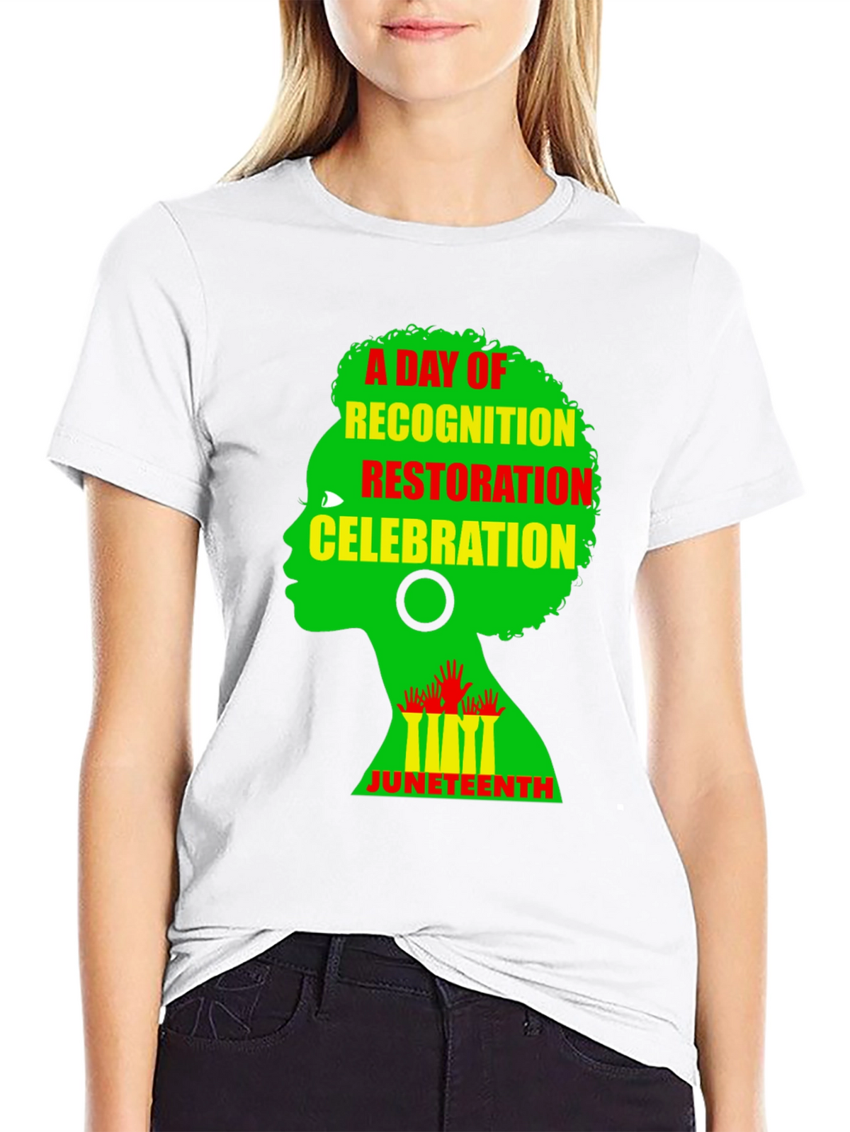 Juneteenth Celebration T-Shirt: Recognition Restoration Freedom