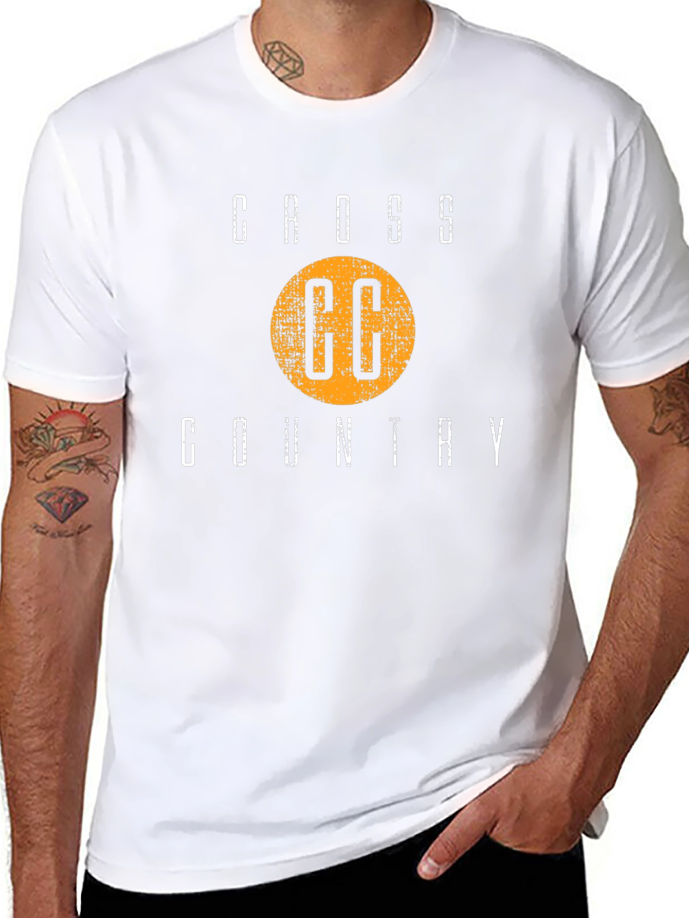 Cross Country CC Graphic T-Shirt - Black