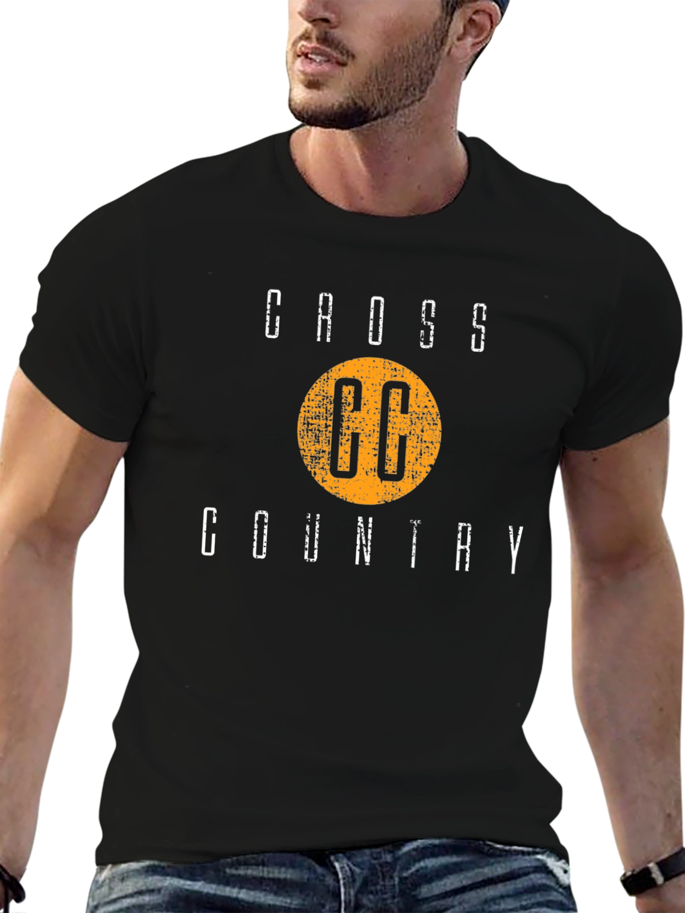 Cross Country CC Graphic T-Shirt - Black