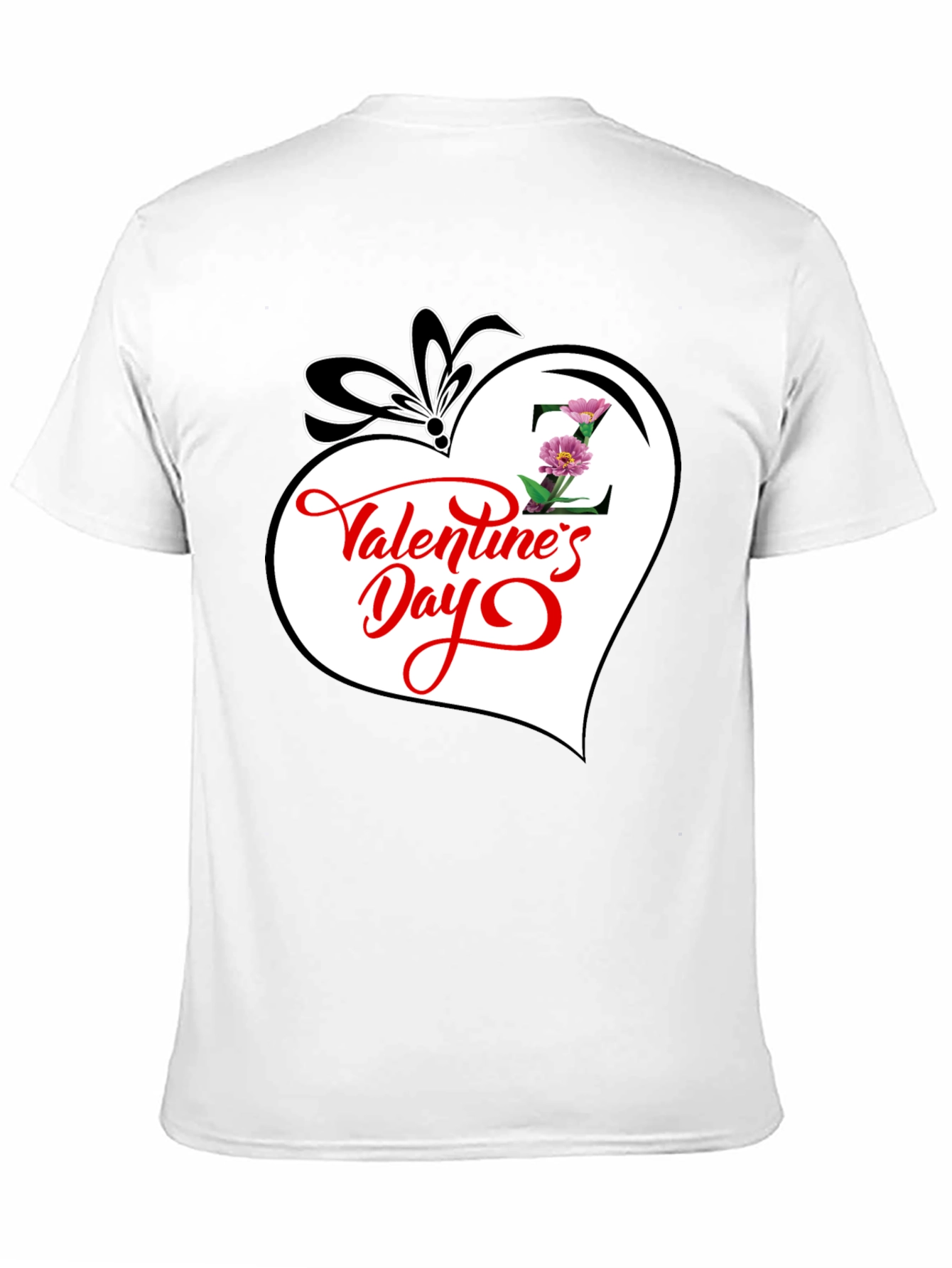 Valentines Day Heart Graphic T-Shirt