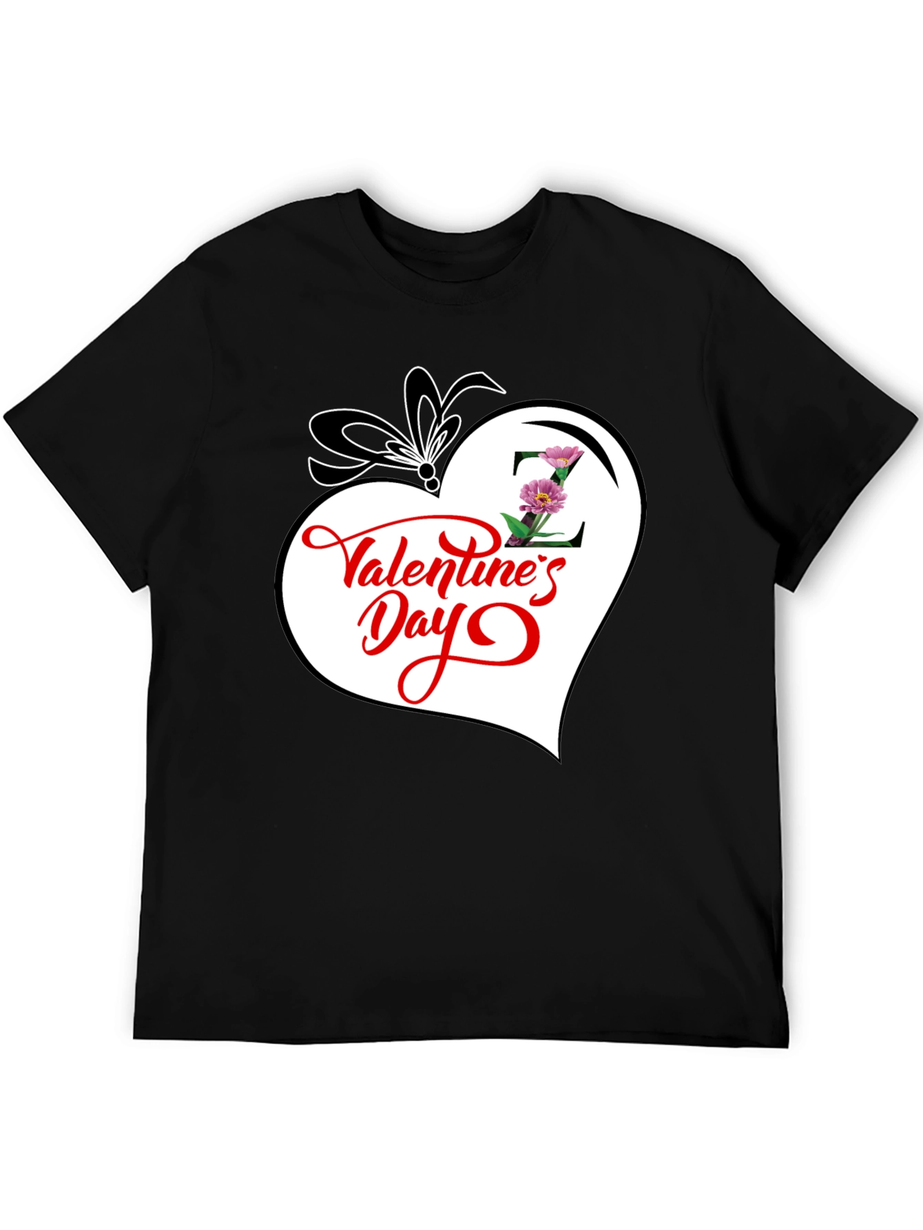 Valentines Day Heart Graphic T-Shirt