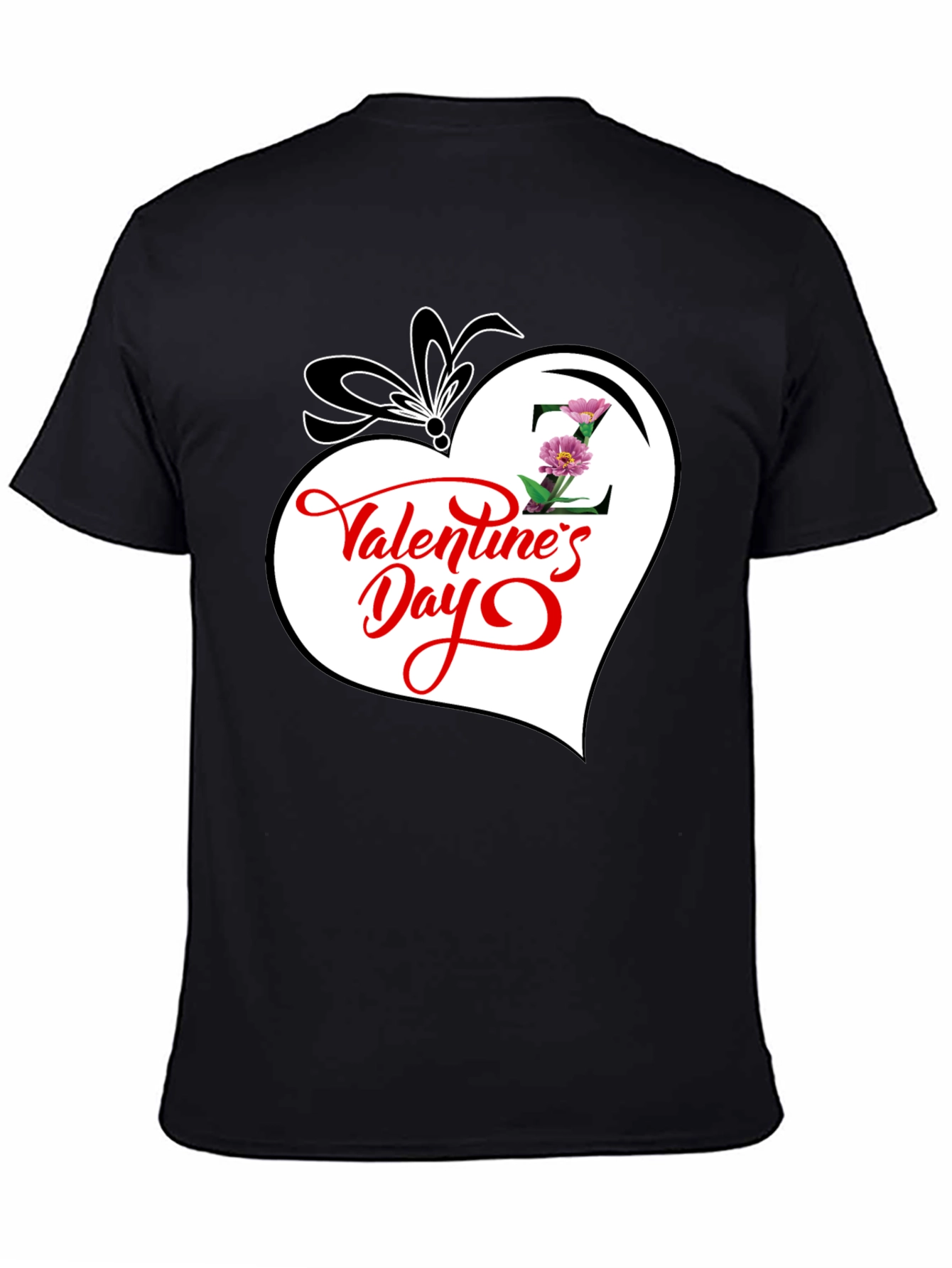 Valentines Day Heart Graphic T-Shirt