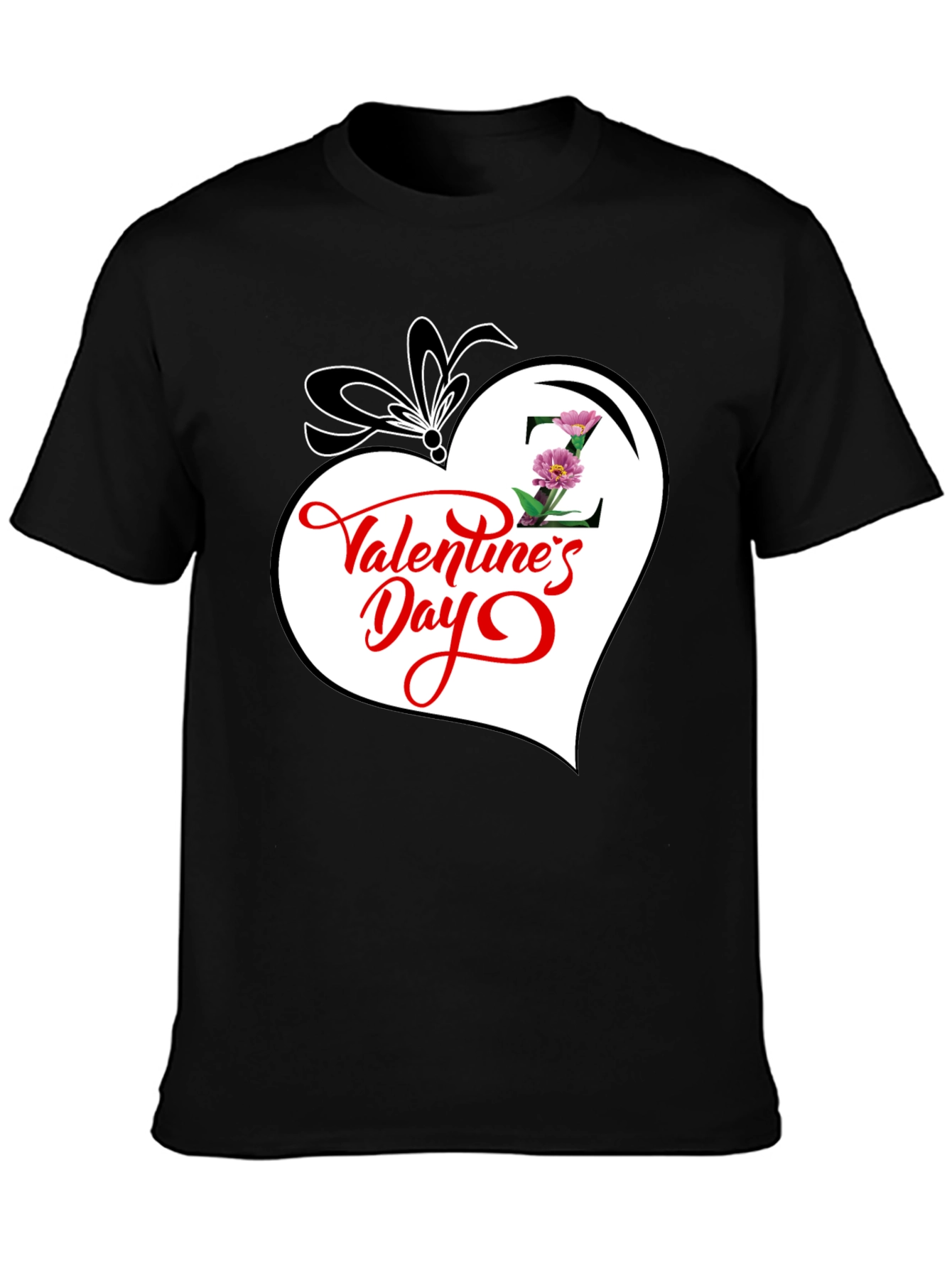 Valentines Day Heart Graphic T-Shirt