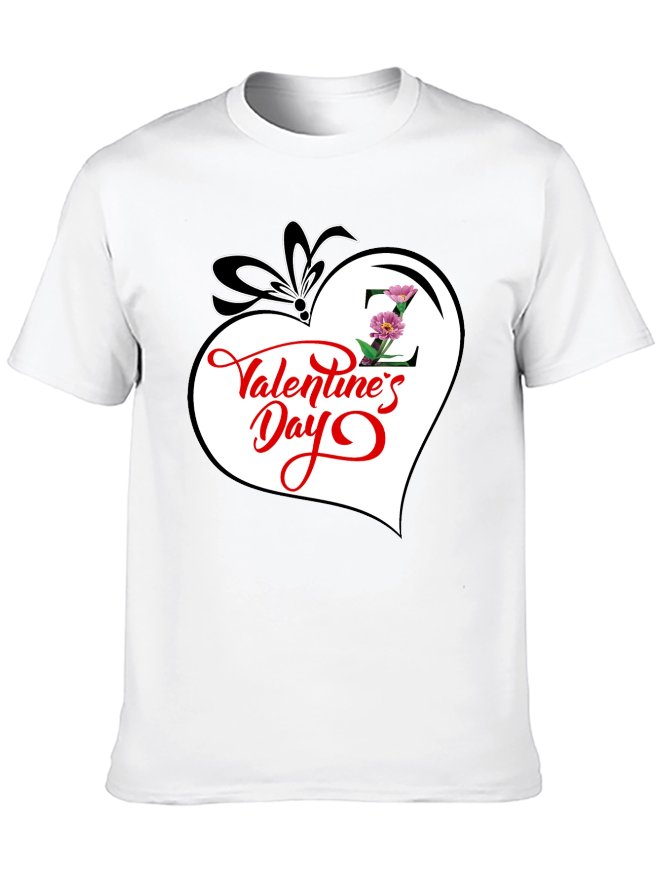 Valentines Day Heart Graphic T-Shirt