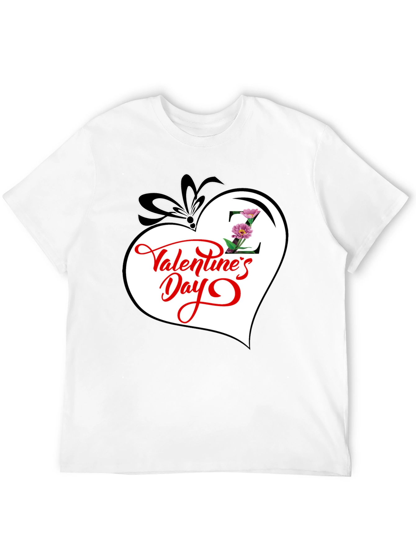 Valentines Day Heart Graphic T-Shirt