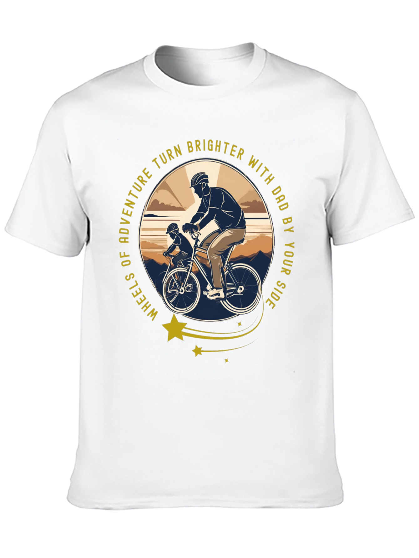Dad & Son Biking Adventure T-Shirt