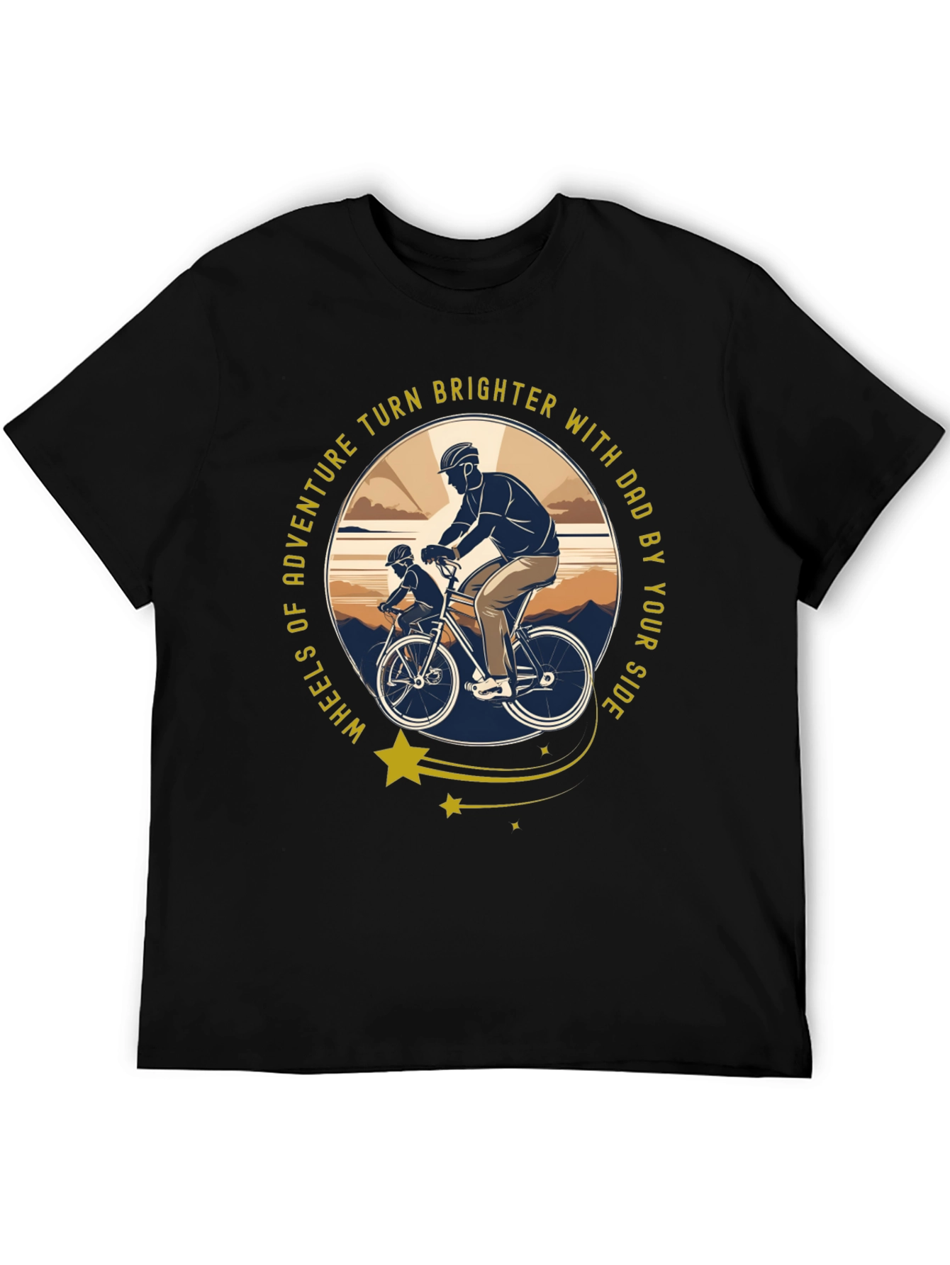 Dad & Son Biking Adventure T-Shirt