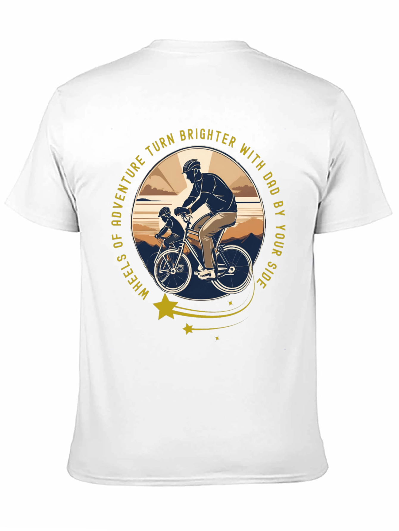 Dad & Son Biking Adventure T-Shirt