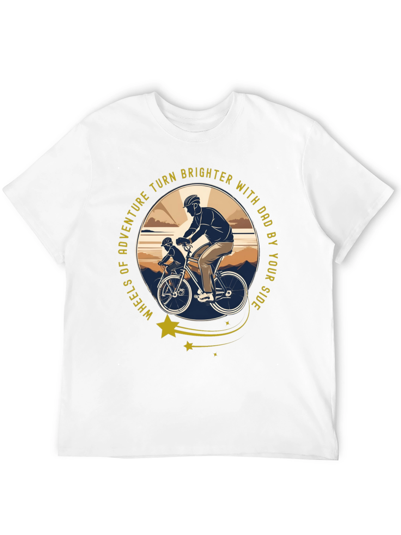 Dad & Son Biking Adventure T-Shirt