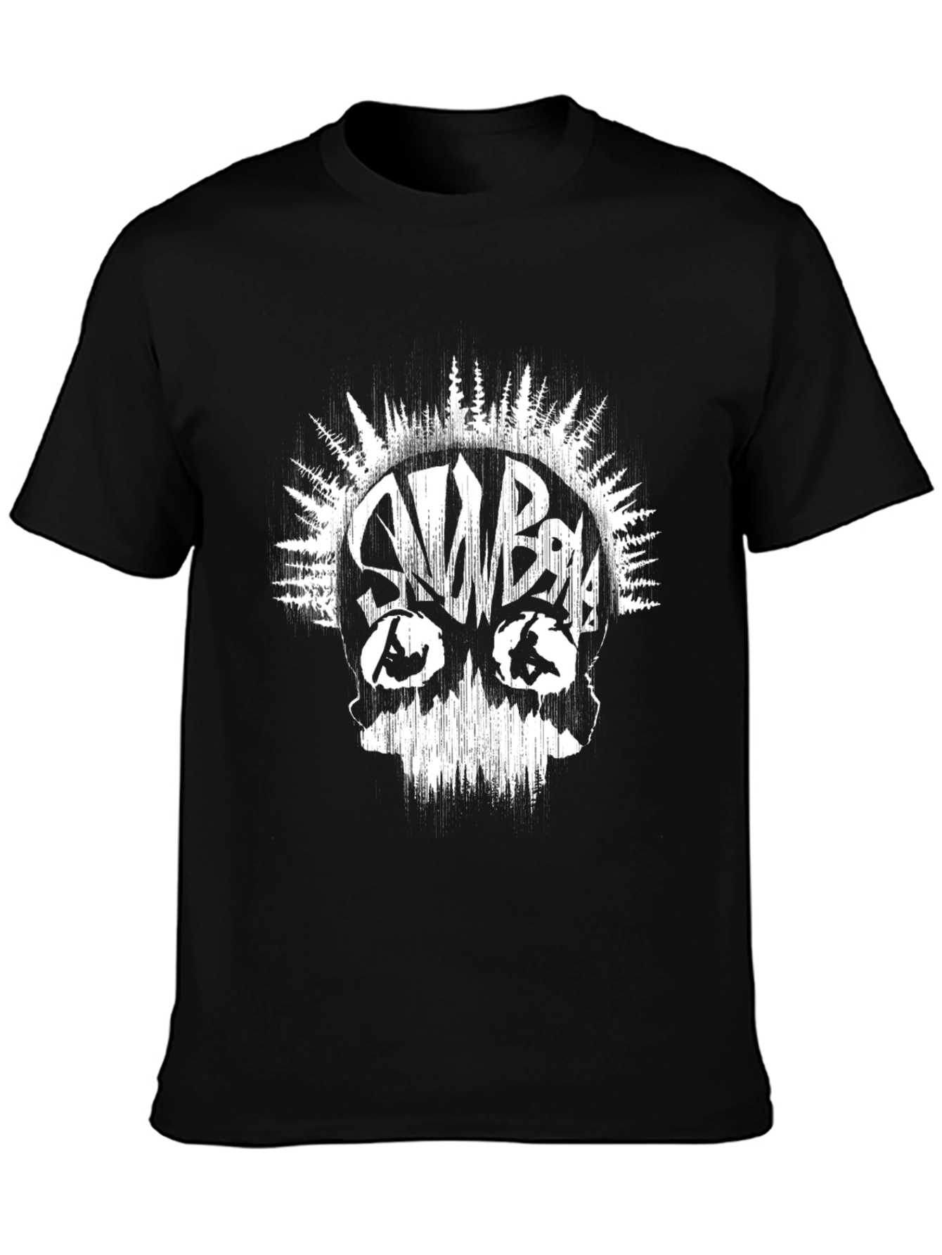 Snowboard Skull Graphic T-Shirt