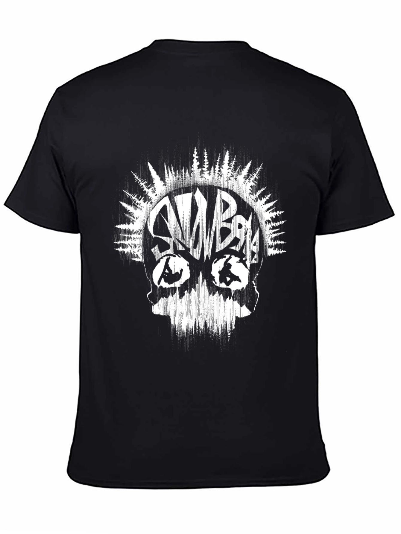 Snowboard Skull Graphic T-Shirt