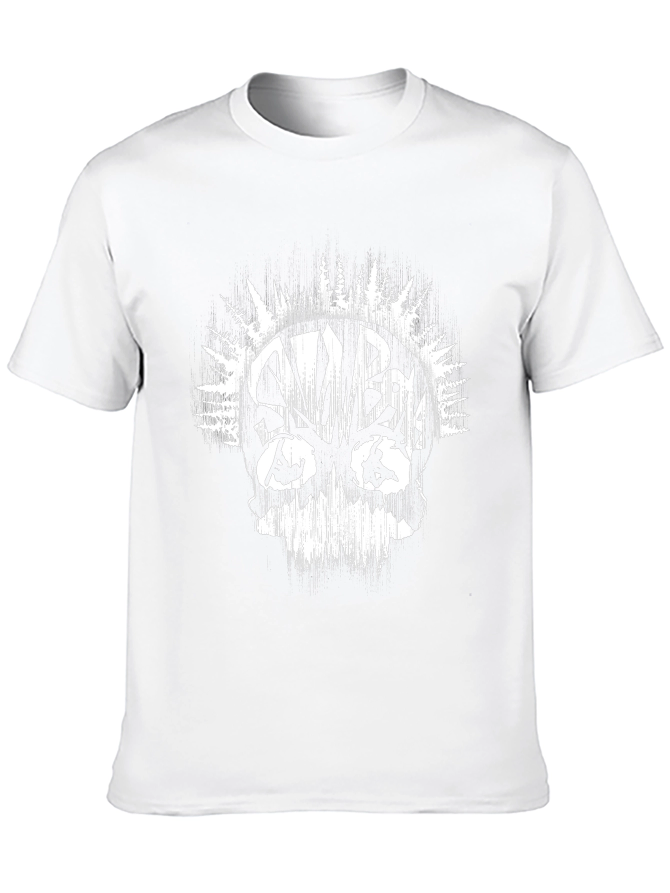 Snowboard Skull Graphic T-Shirt