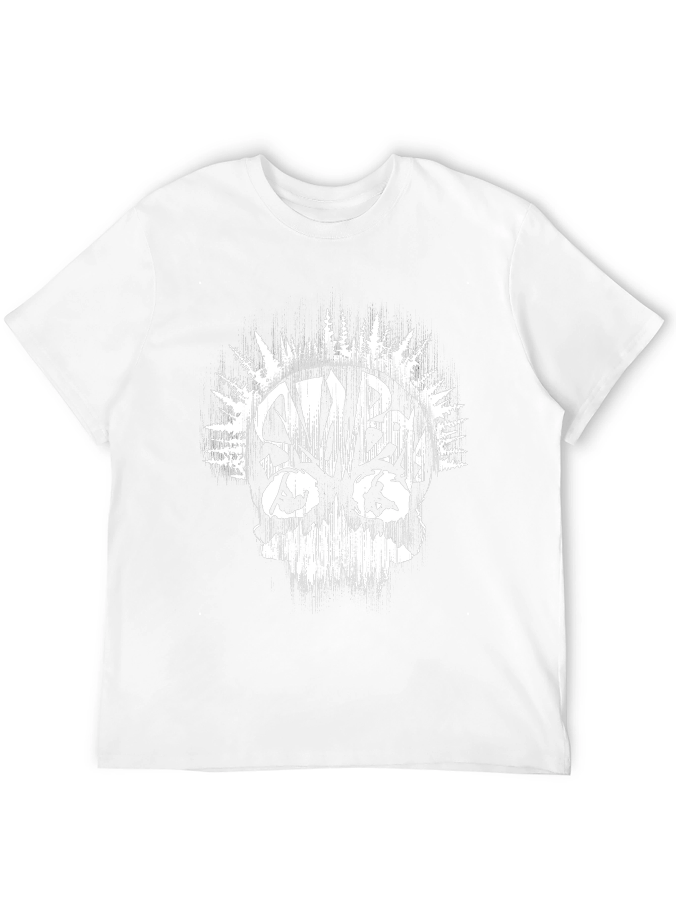 Snowboard Skull Graphic T-Shirt