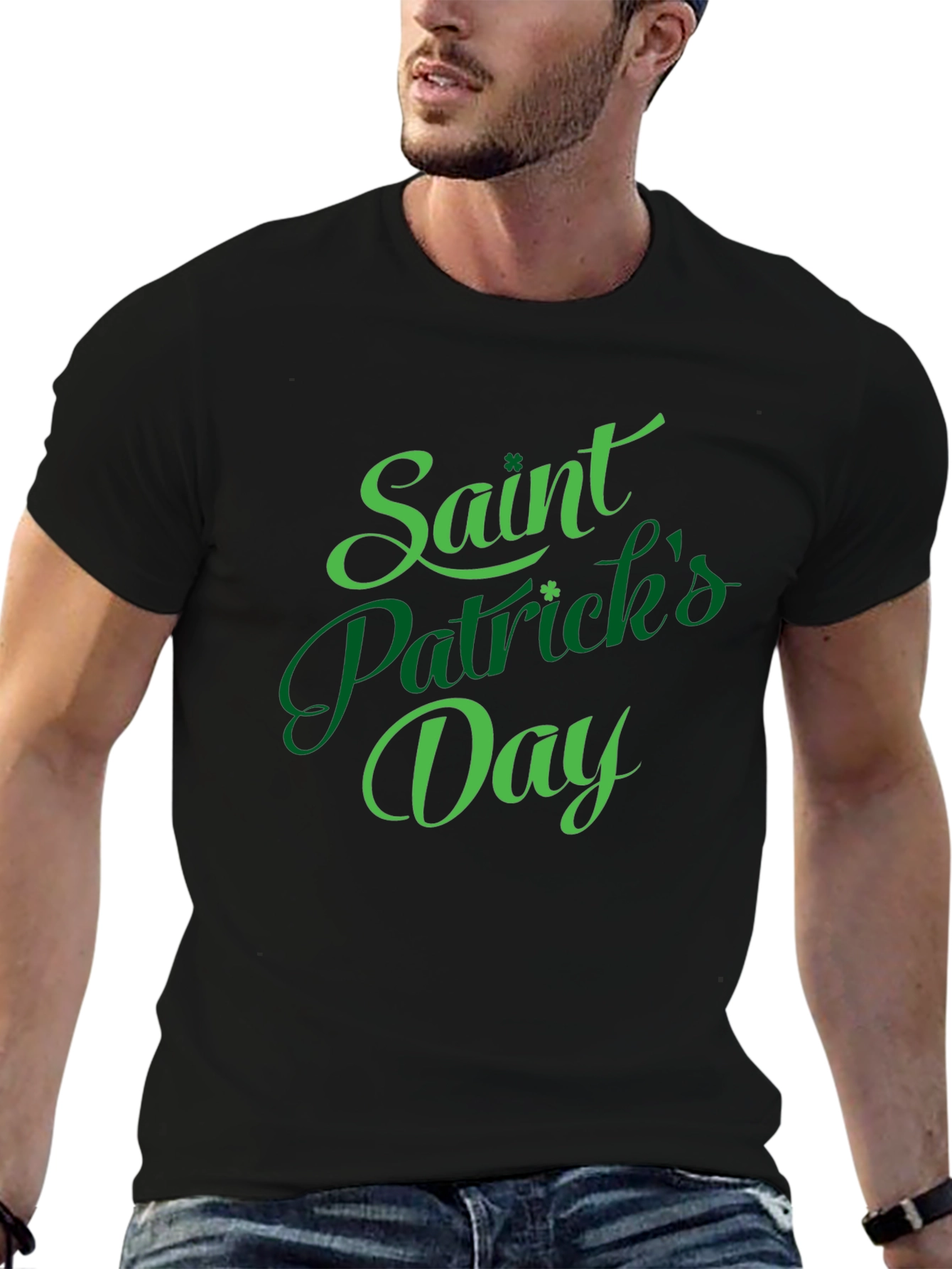 Saint Patricks Day Black T-Shirt