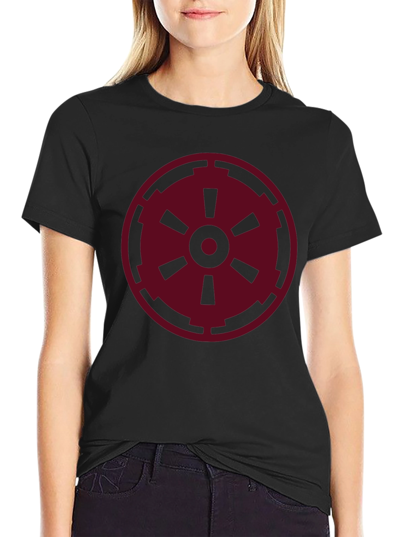 Star Wars Galactic Empire Burgundy Logo T-Shirt