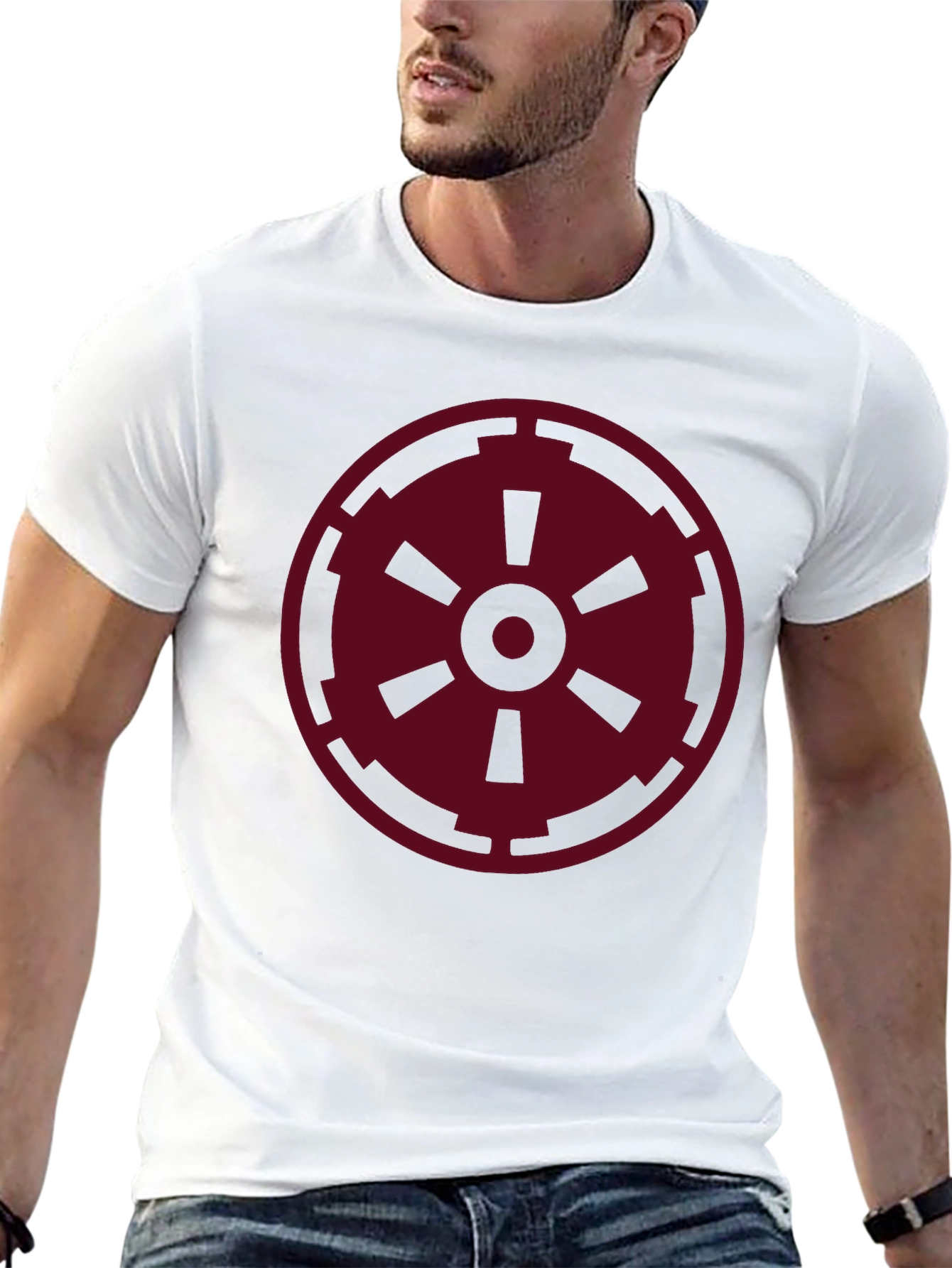 Star Wars Galactic Empire Burgundy Logo T-Shirt