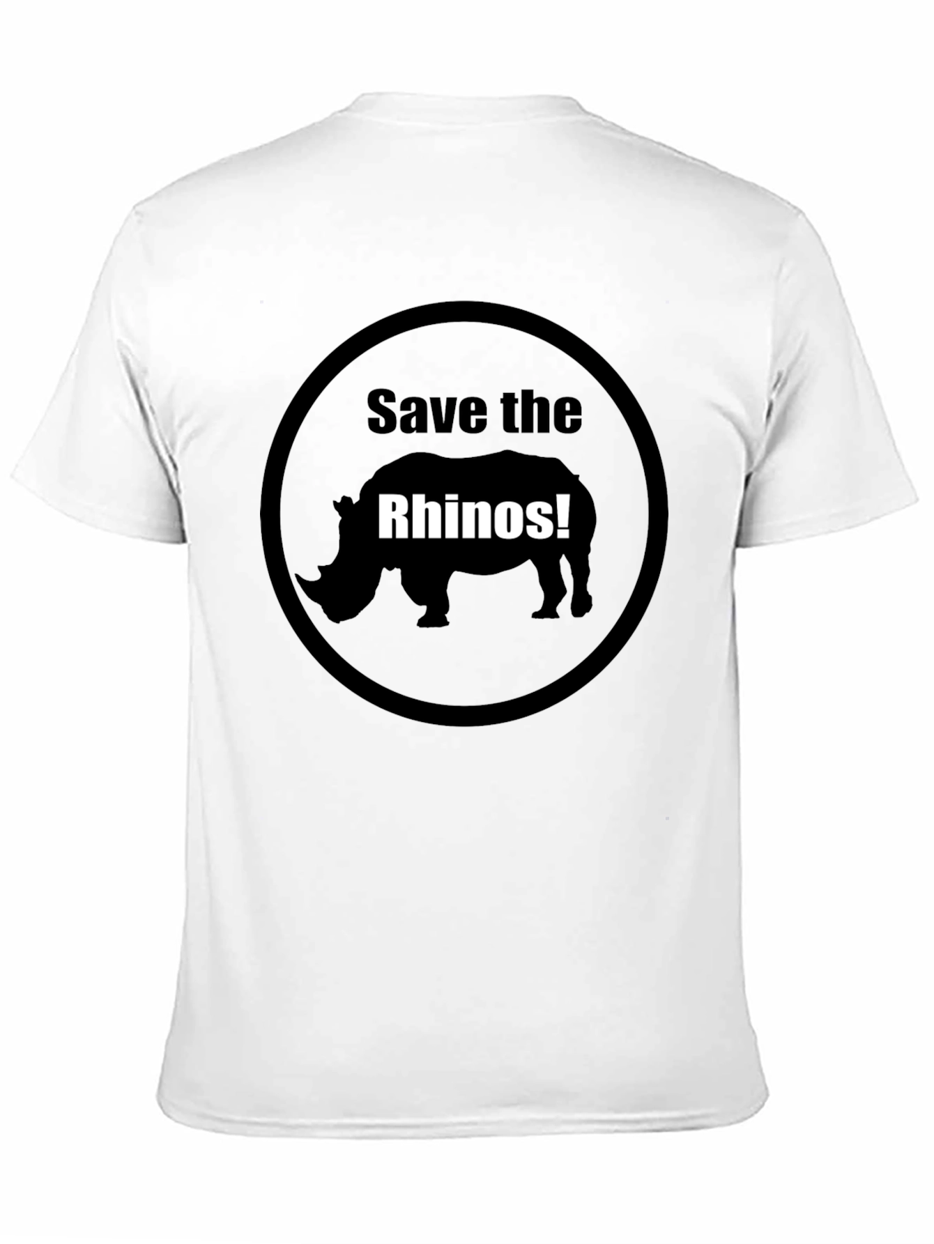 Save the Rhinos Graphic Tee - Black