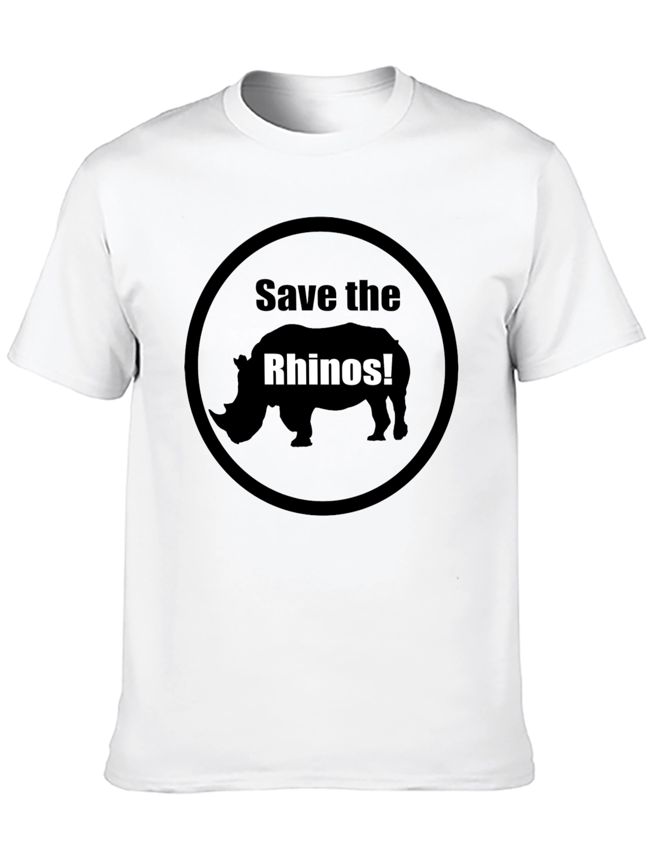 Save the Rhinos Graphic Tee - Black