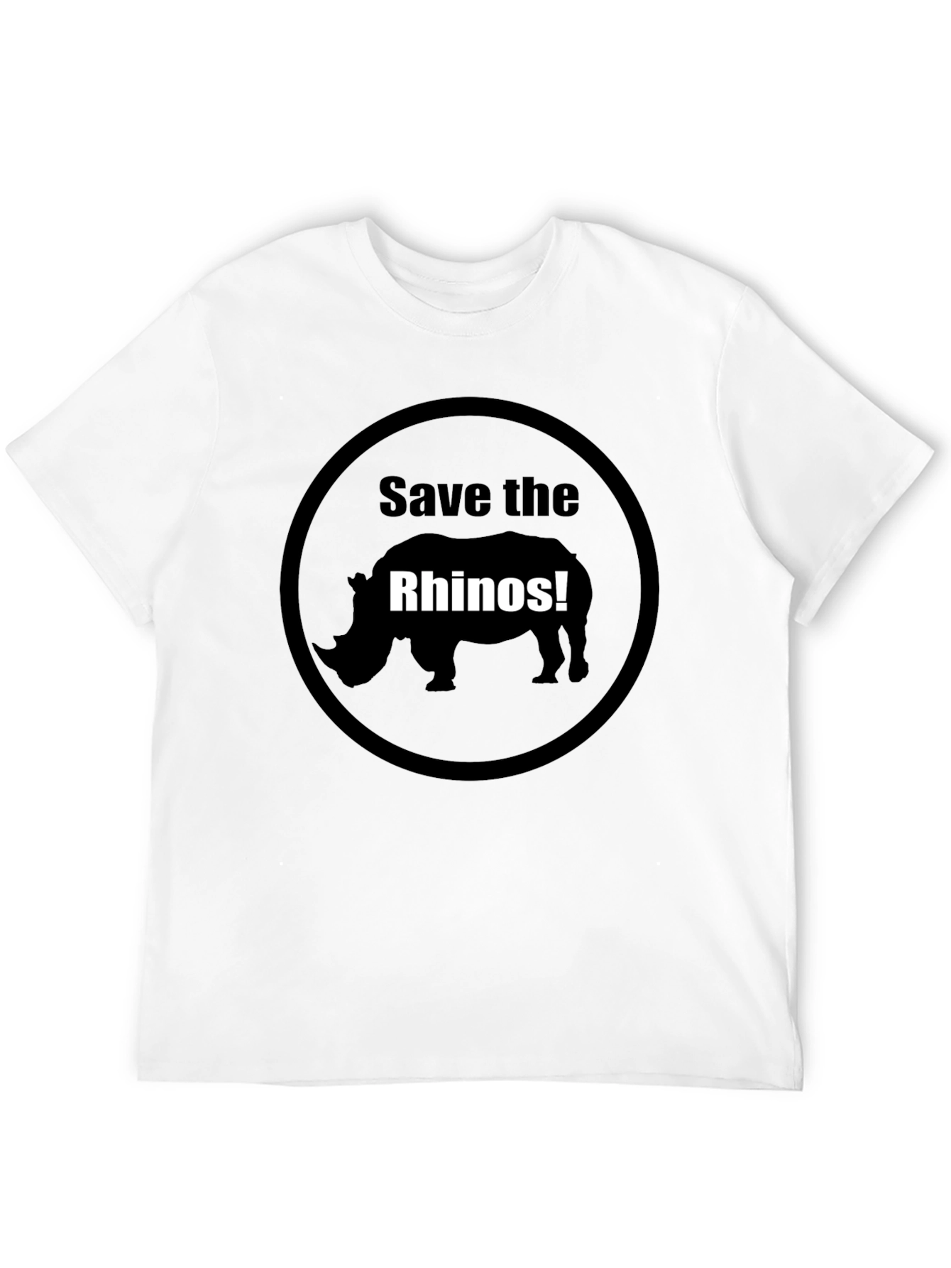 Save the Rhinos Graphic Tee - Black