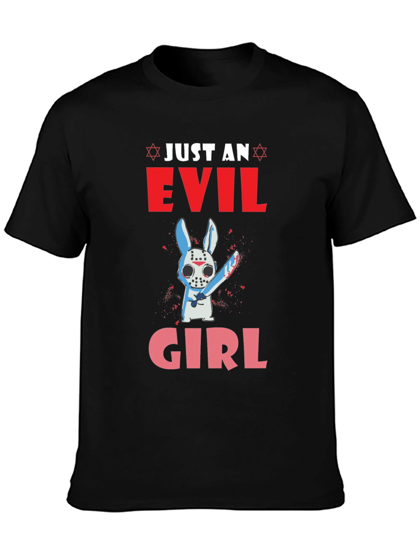 Evil Girl T-Shirt: Bunny Horror Tee