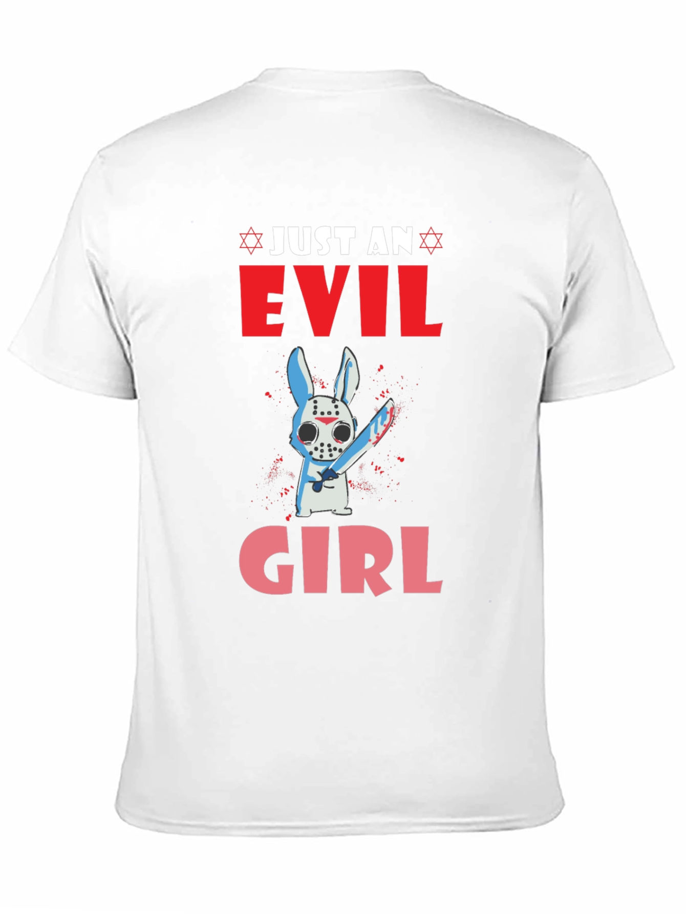 Evil Girl T-Shirt: Bunny Horror Tee