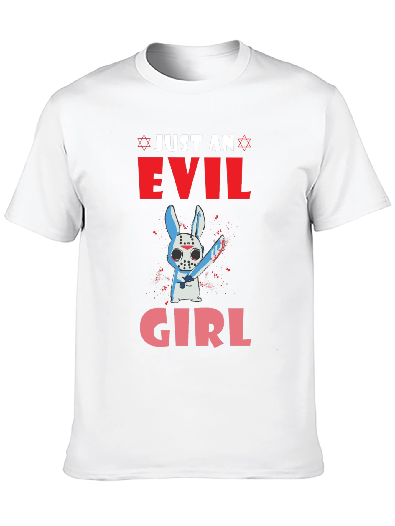 Evil Girl T-Shirt: Bunny Horror Tee