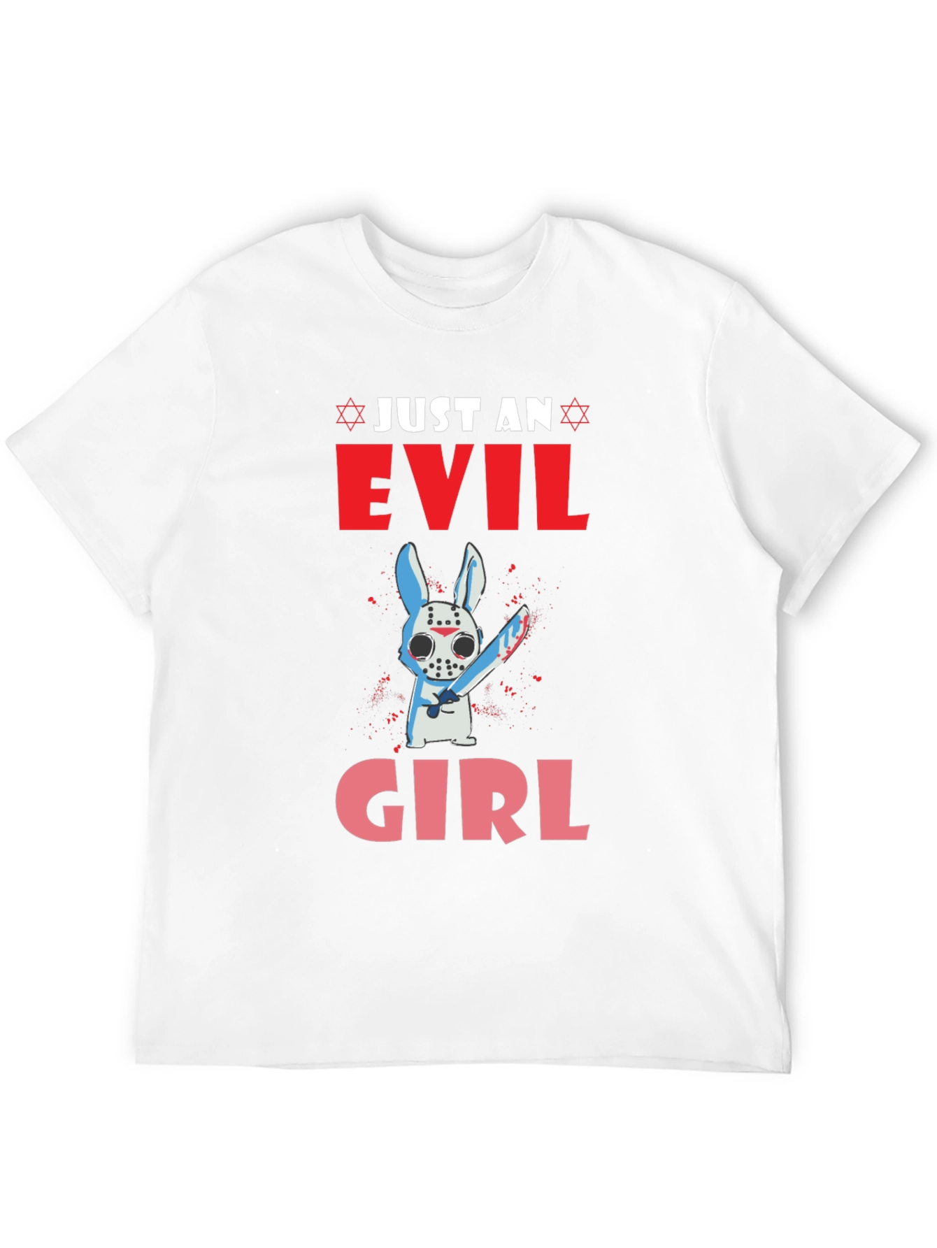 Evil Girl T-Shirt: Bunny Horror Tee