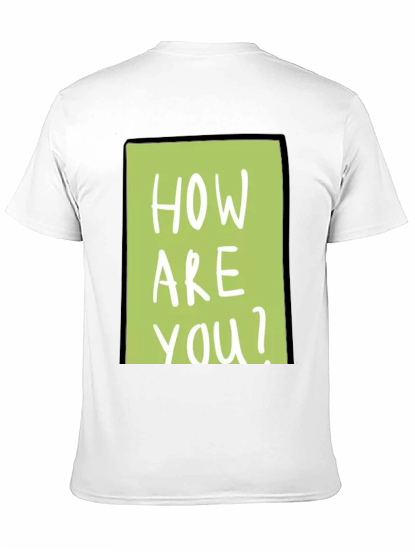 How Are You? Graphic Tee - Trendy Black T-Shirt
