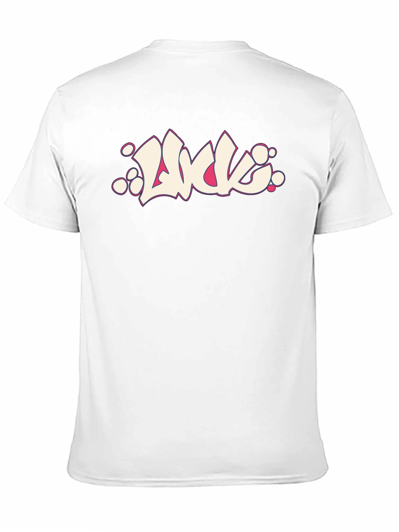 Black Graphic Tee - Luck Graffiti Style