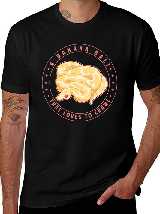 Banana Ball Python Graphic Tee