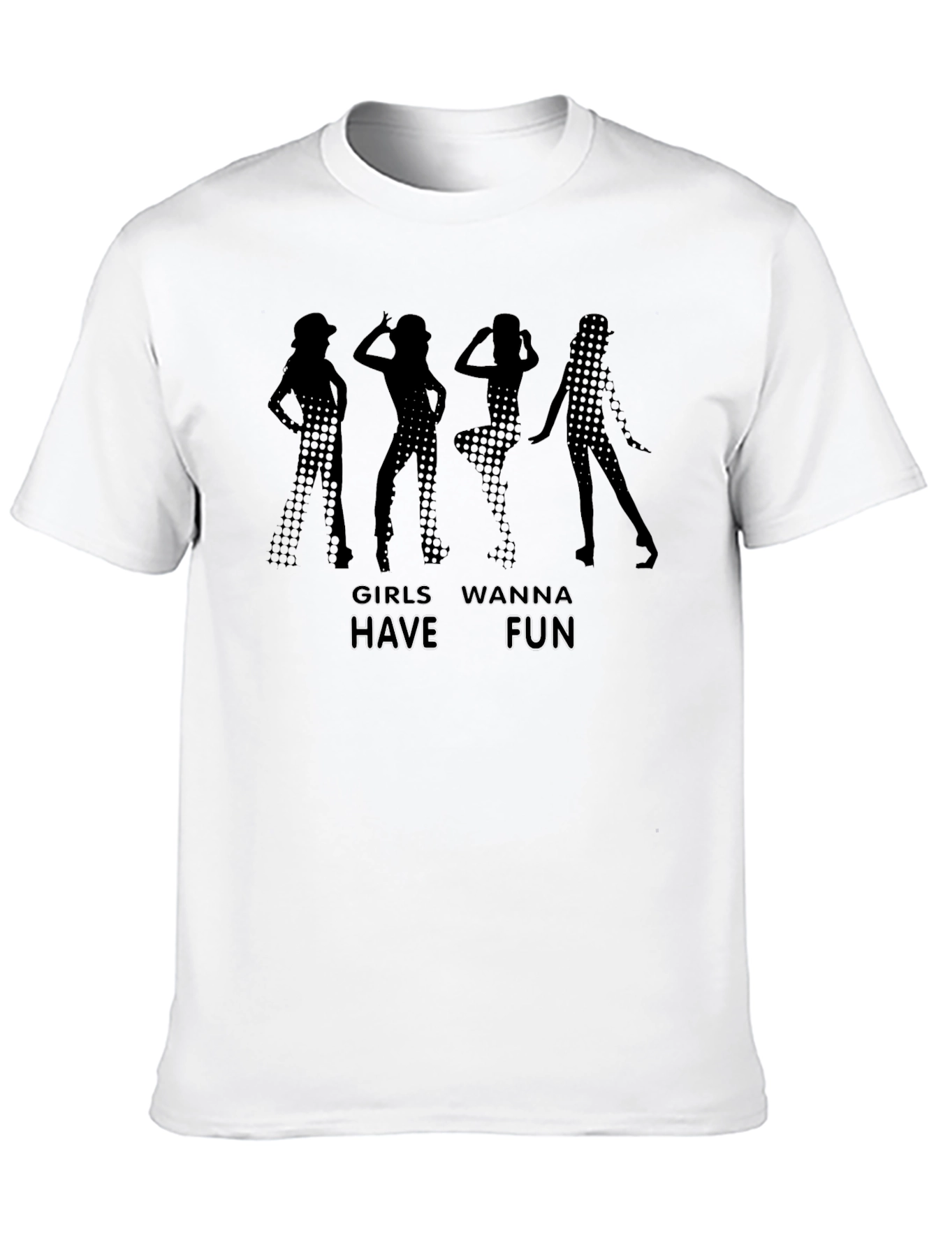 Girls Wanna Have Fun Black T-Shirt