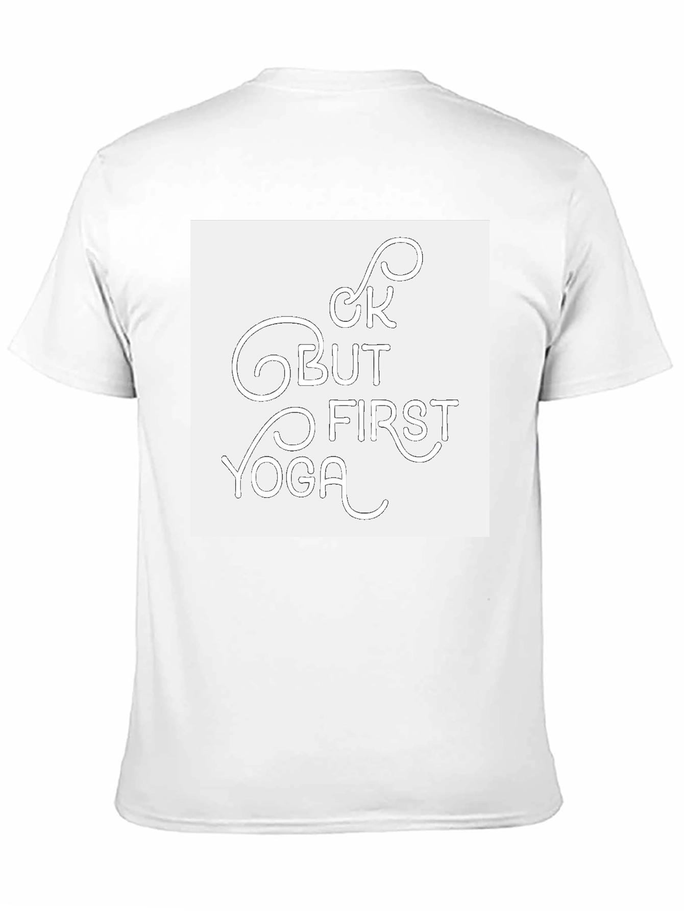 Yoga First Mens Graphic Tee - Black