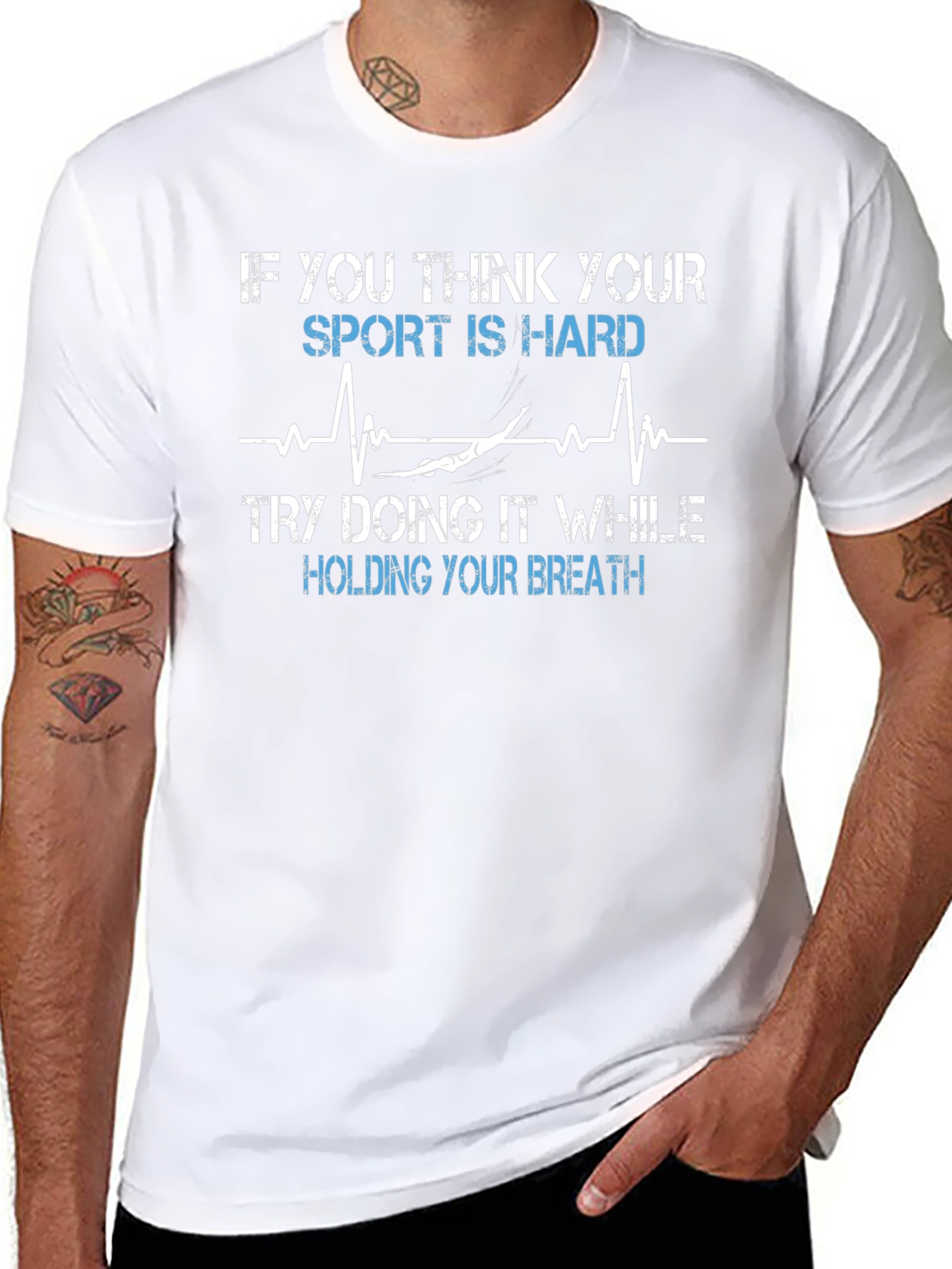Funny Freediving T-Shirt - Hold Your Breath