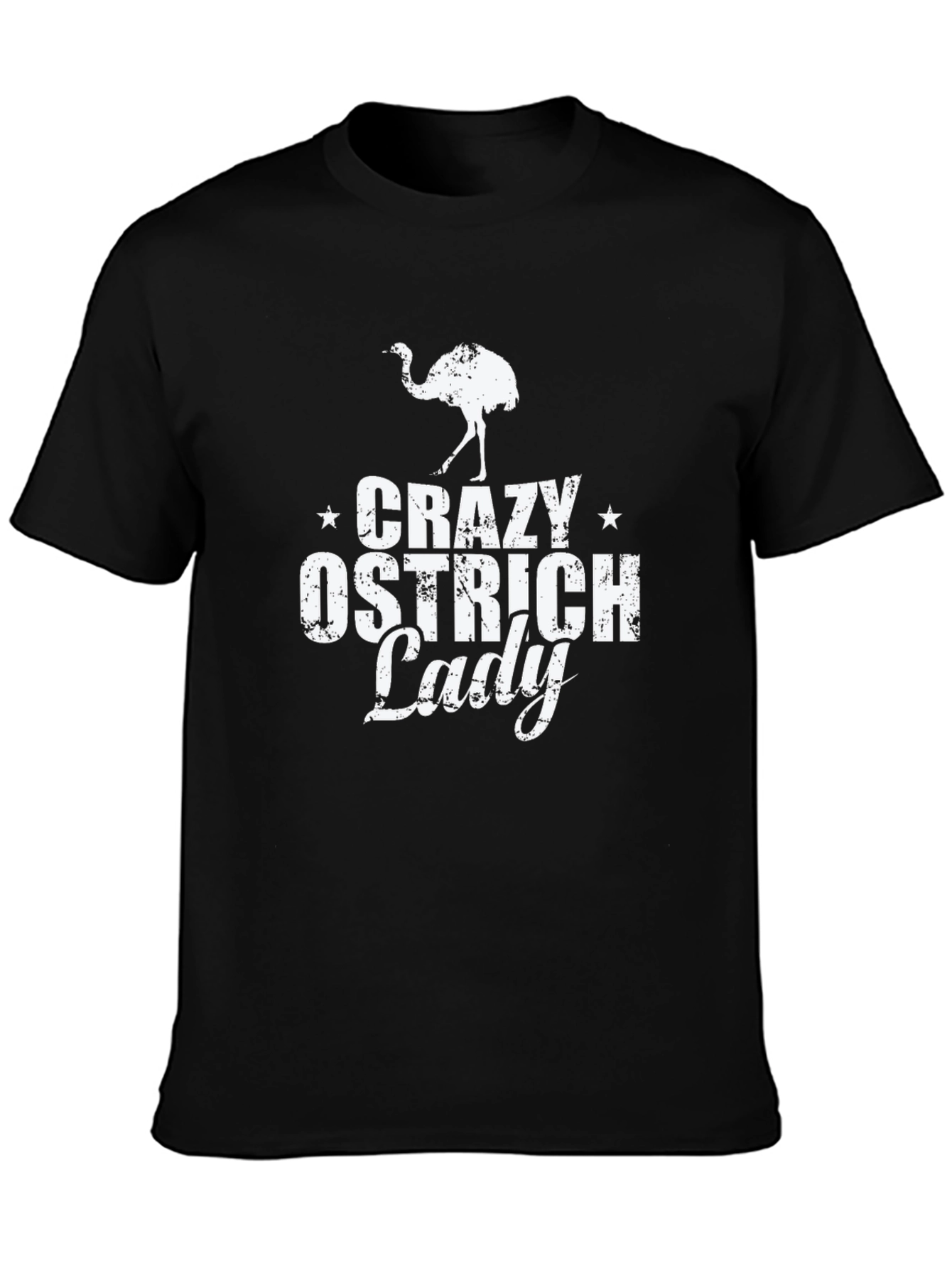 Crazy Ostrich Lady T-Shirt