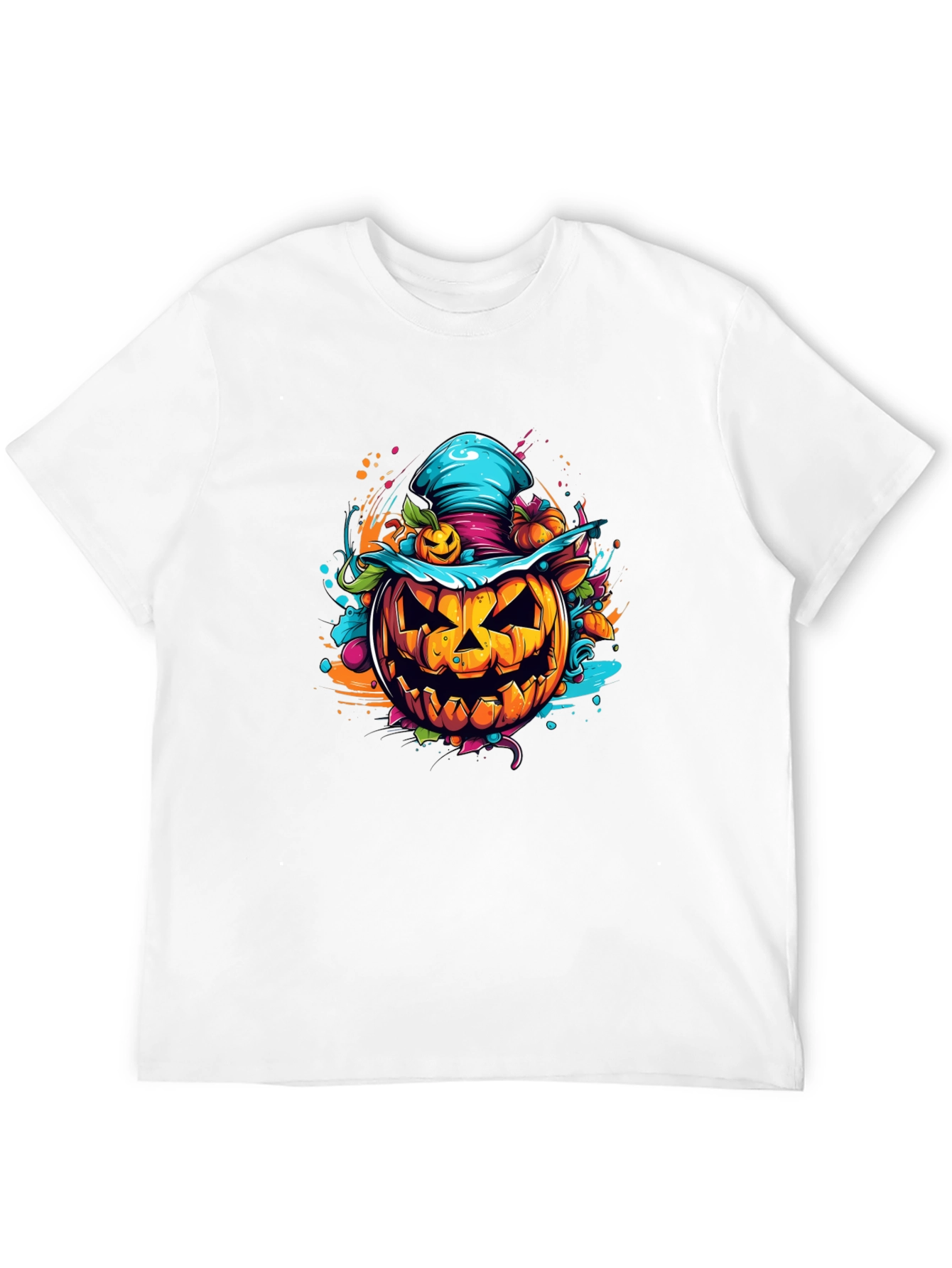 Halloween Pumpkin T-Shirt - Spooky Festive Tee