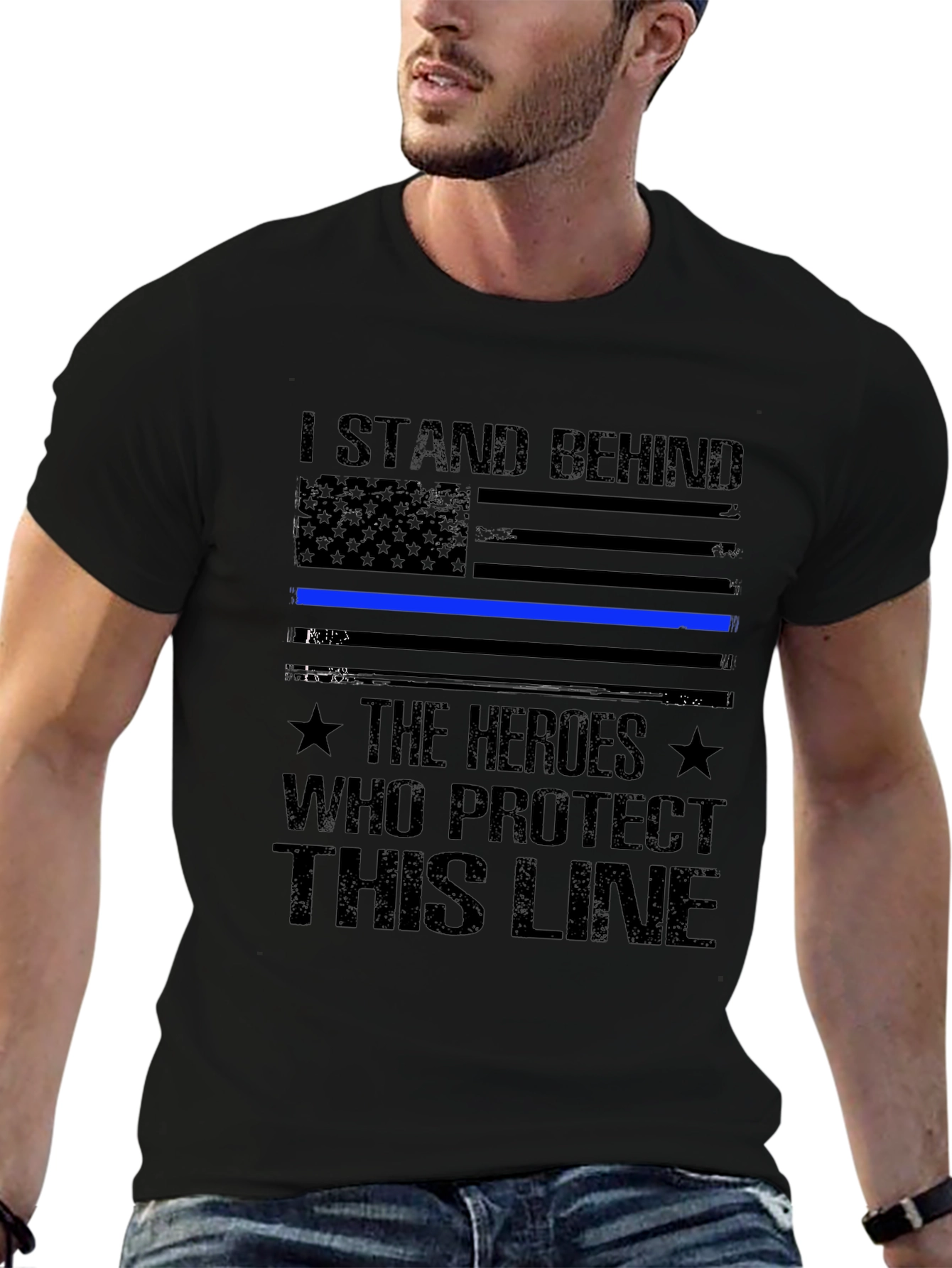 I Stand Behind The Heroes T-Shirt