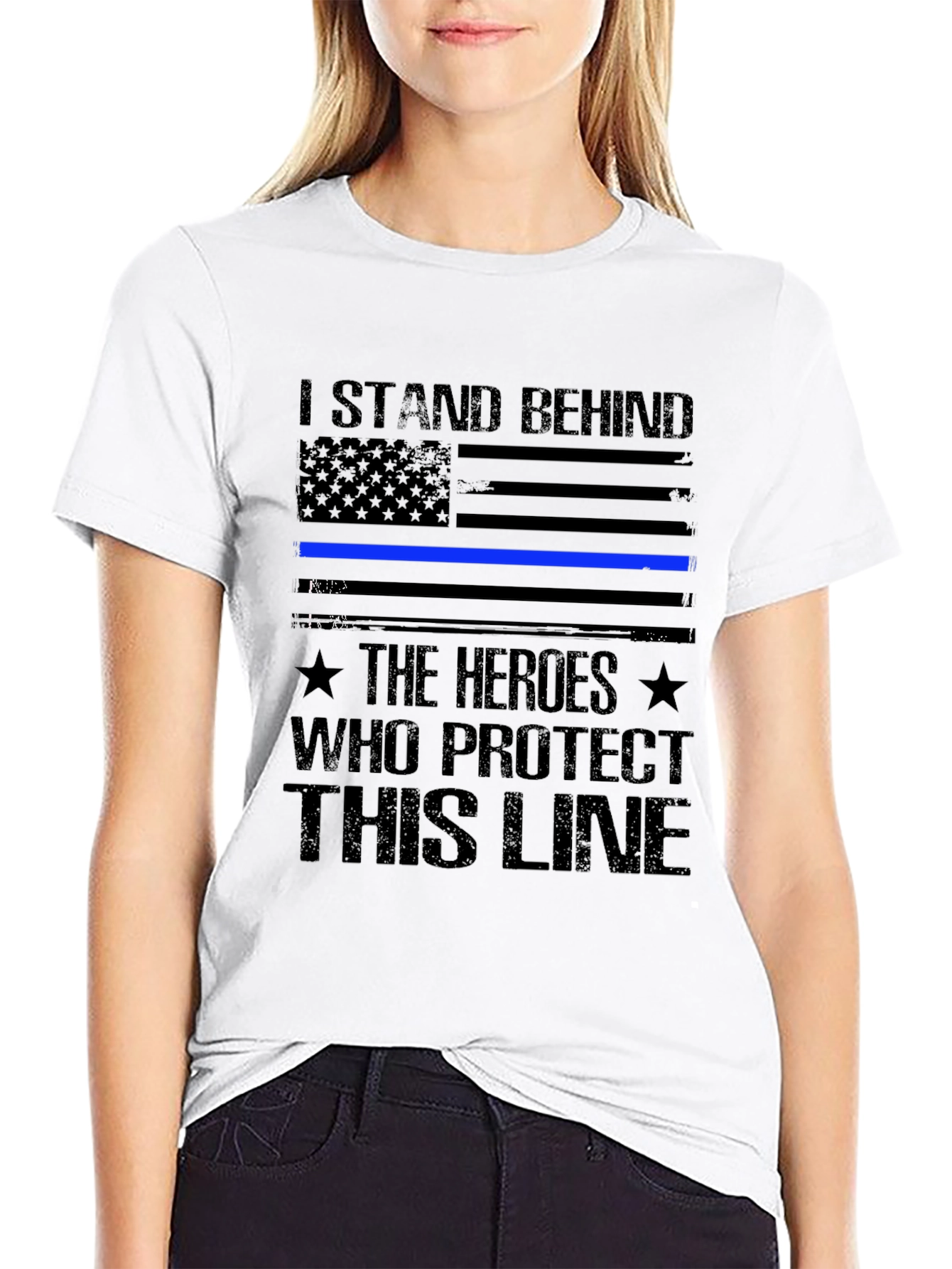 I Stand Behind The Heroes T-Shirt