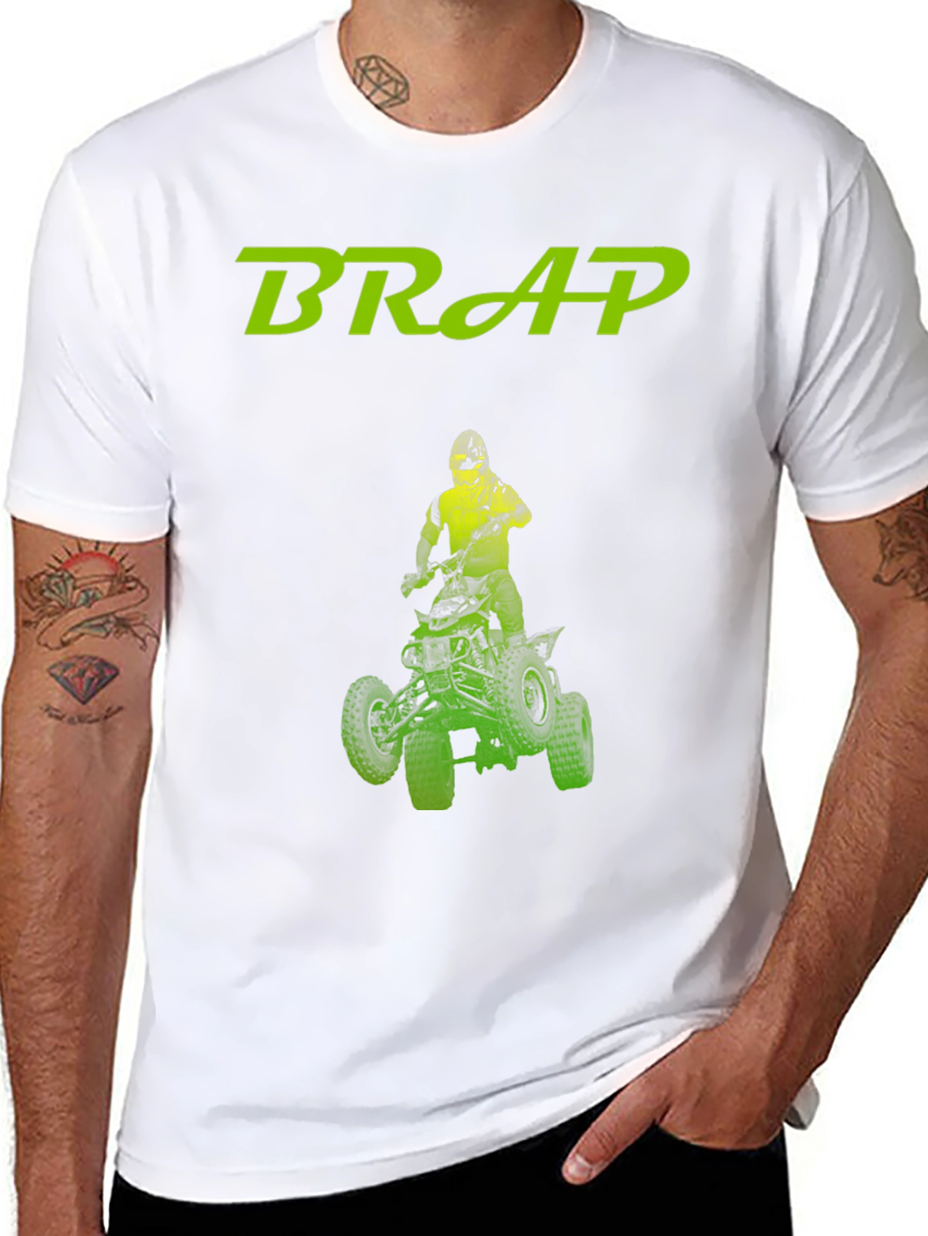 BRAP ATV Rider Graphic Tee