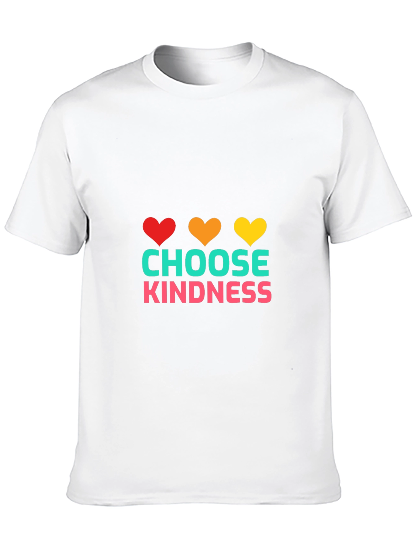 Choose Kindness Graphic Tee - Black Cotton T-Shirt