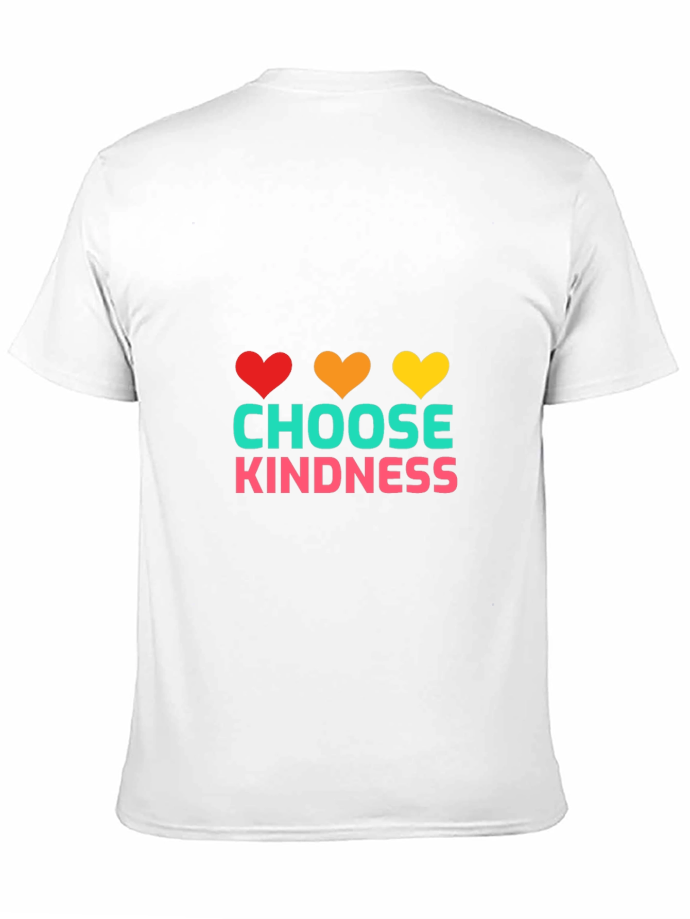Choose Kindness Graphic Tee - Black Cotton T-Shirt