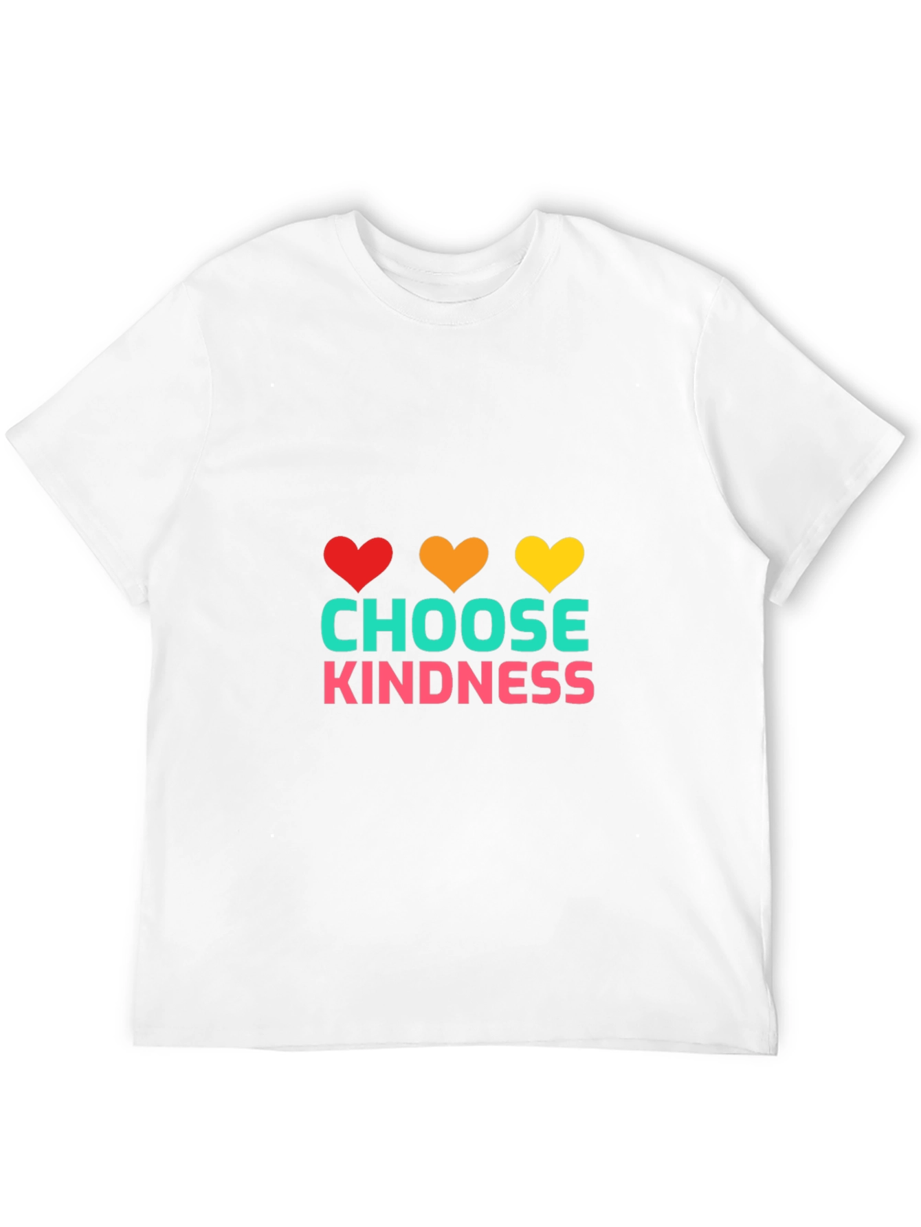 Choose Kindness Graphic Tee - Black Cotton T-Shirt