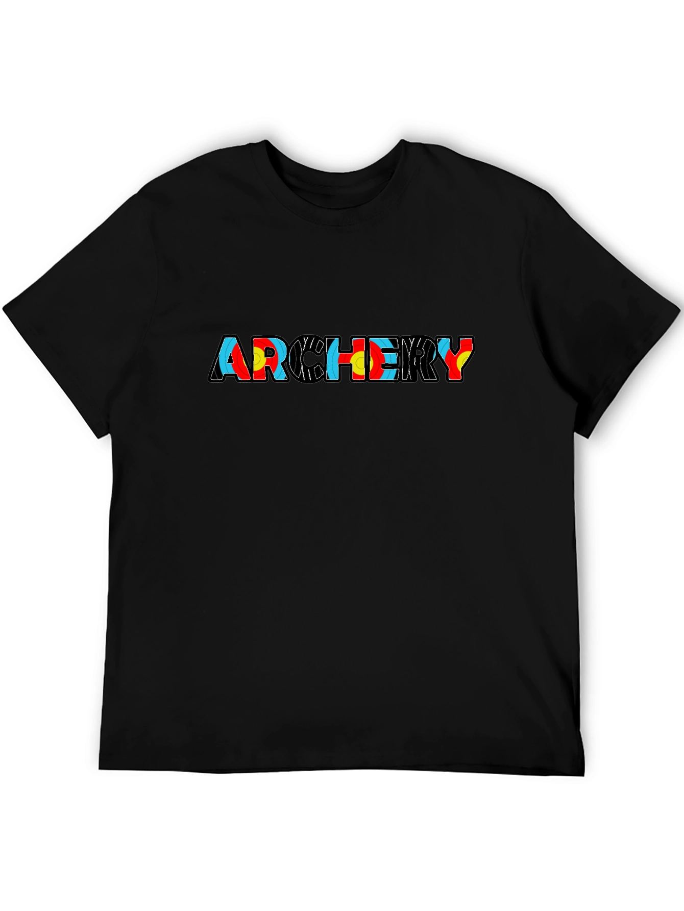 Archery Graphic Tee - Stylish Archery Target Design Shirt